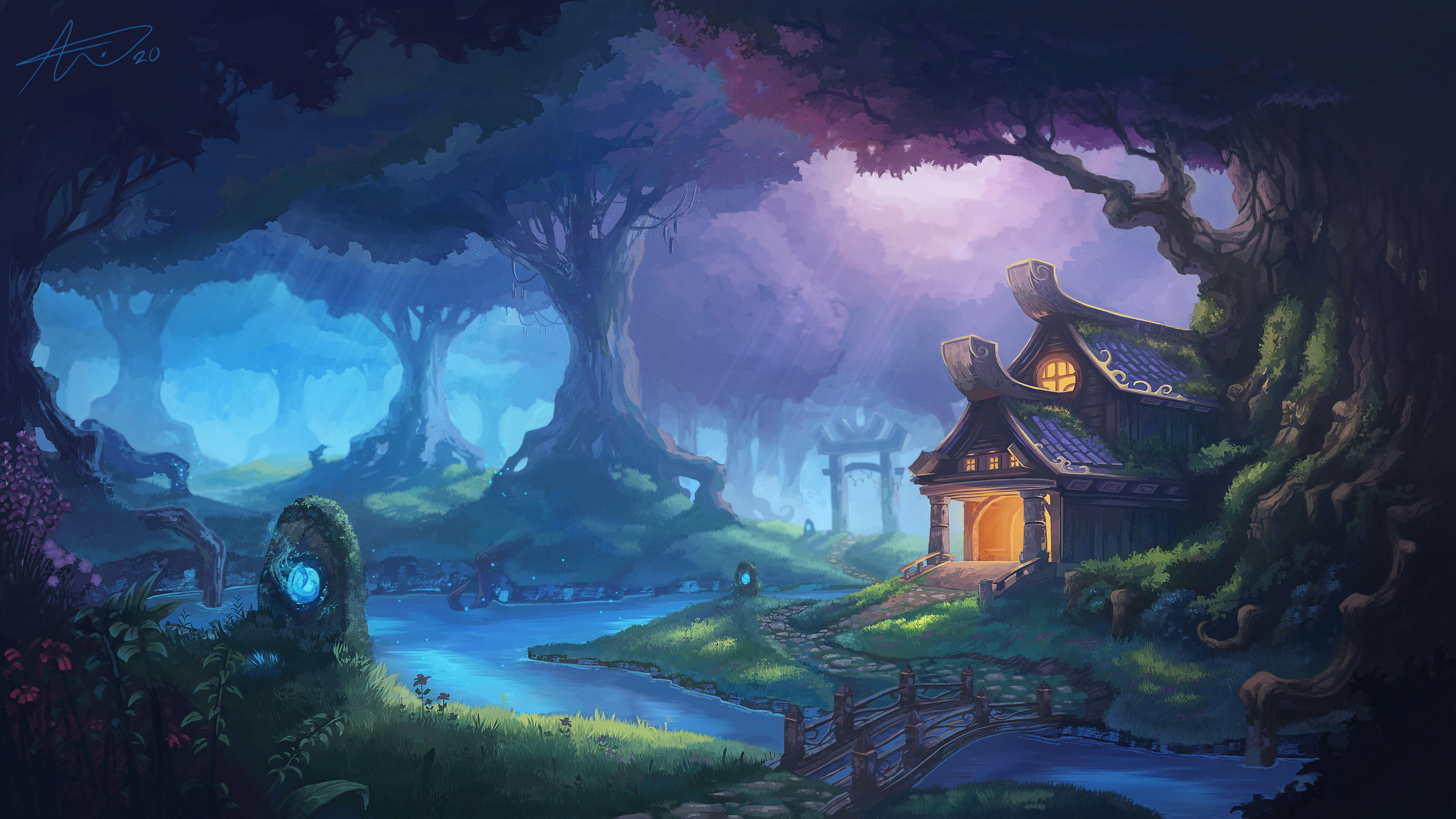 Fantasy House HD Wallpaper