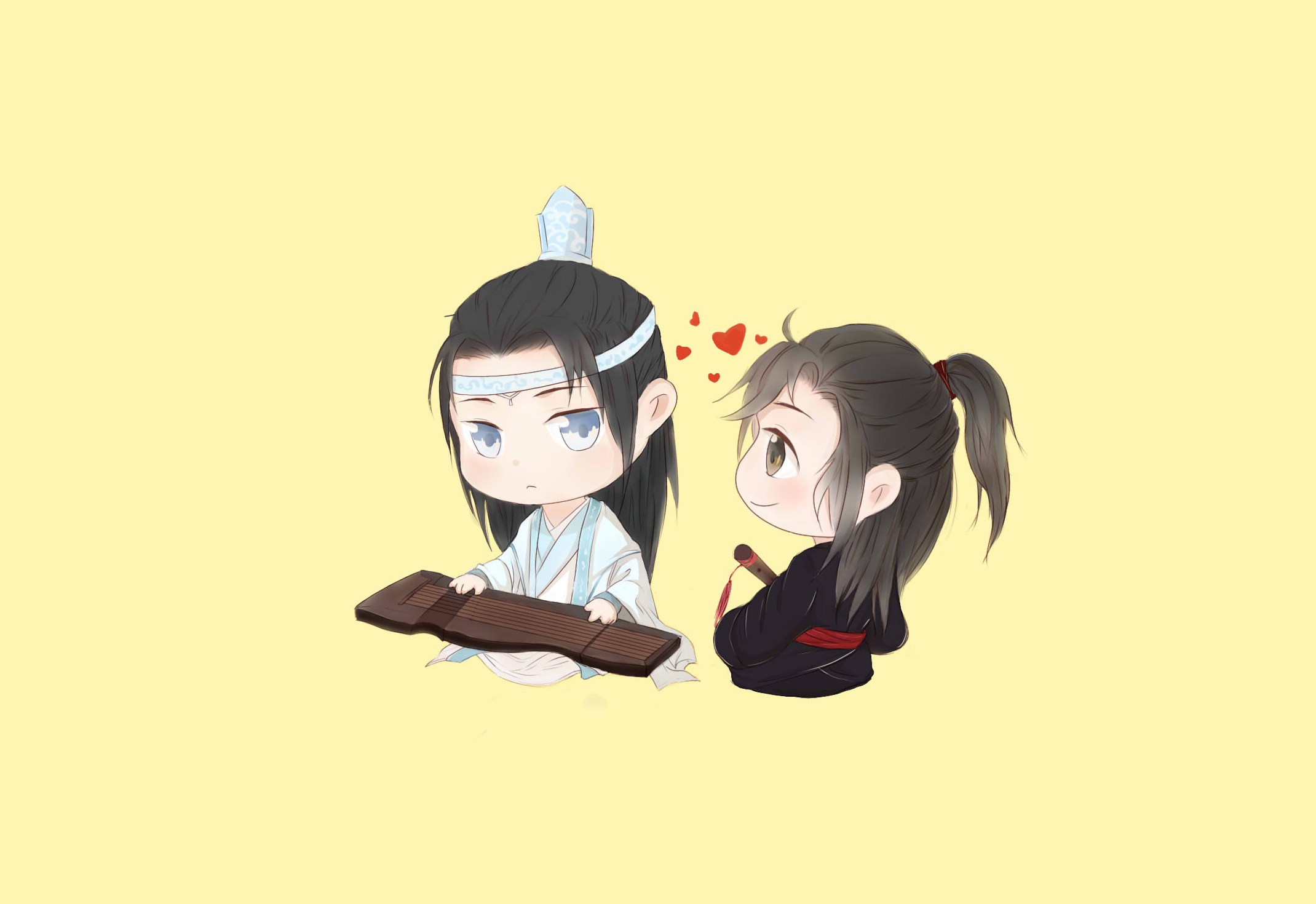 Lan Wangji and Wei Wuxian from Mo Dao Zu Shi HD Wallpaper