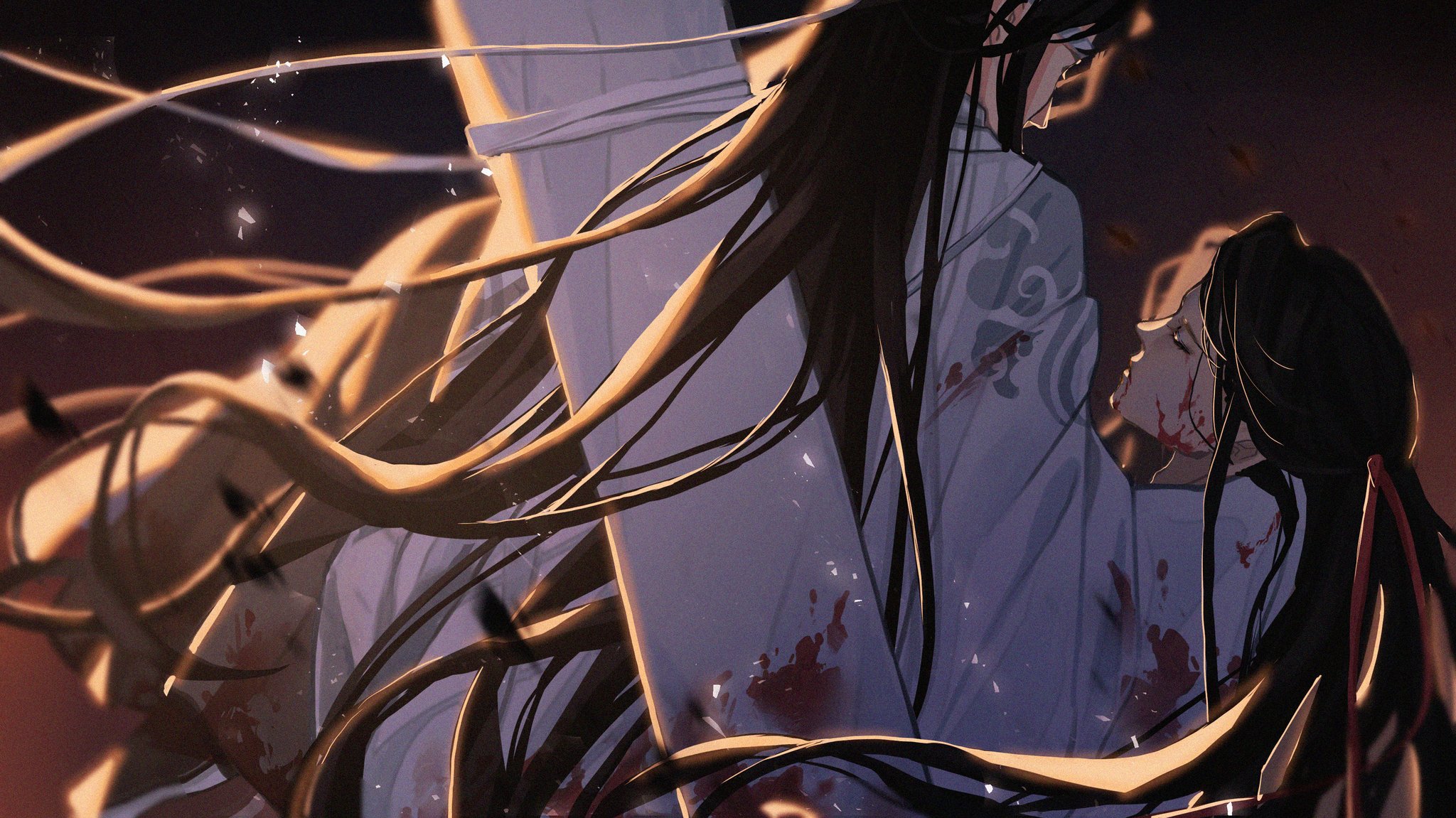 Wei Ying and Lan Wangji from Mo Dao Zu Shi HD Wallpaper