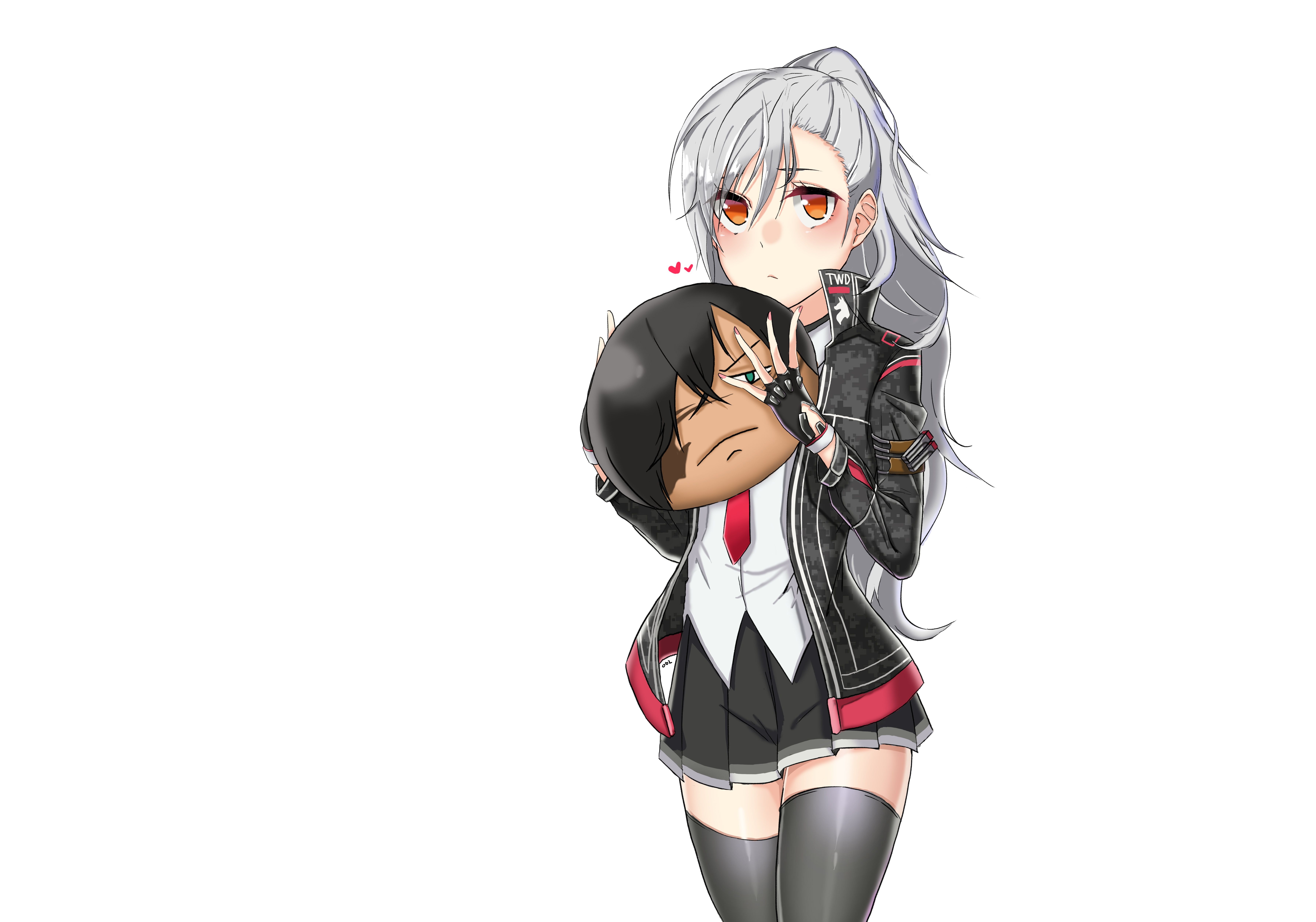 Girl holding a plush toy from Closers 4K HD Wallpaper
