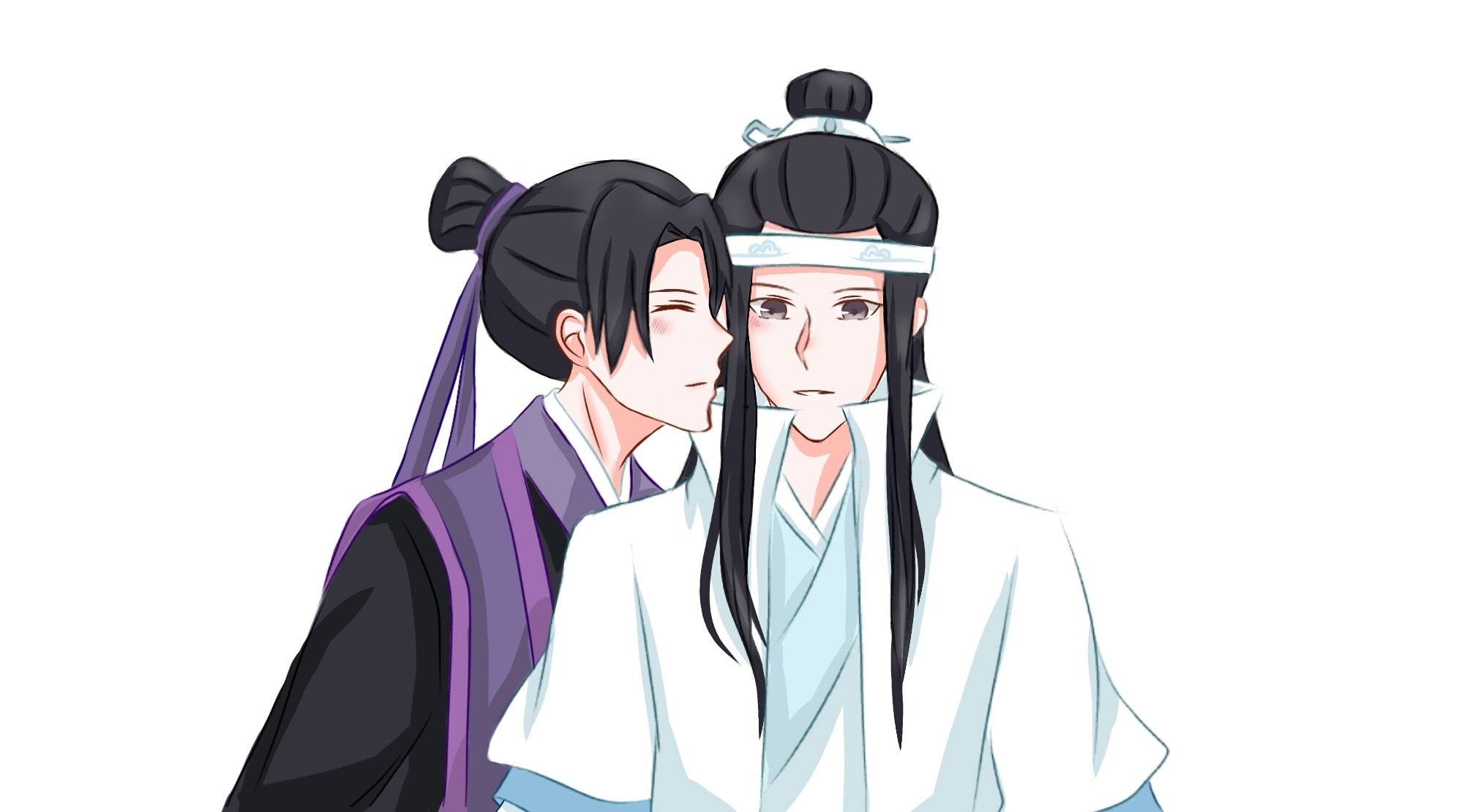 Lan Xichen and Jiang Wanyin from Mo Dao Zu Shi HD Wallpaper