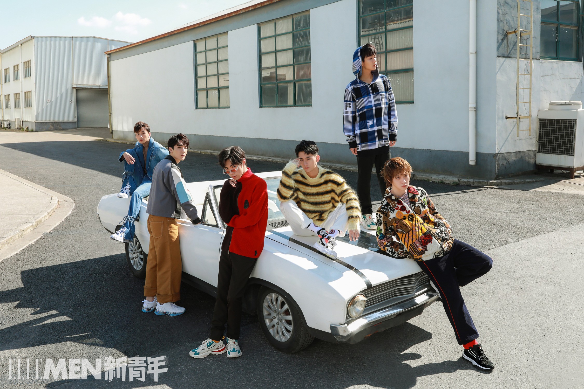 The Untamed Boys with a car HD Wallpaper