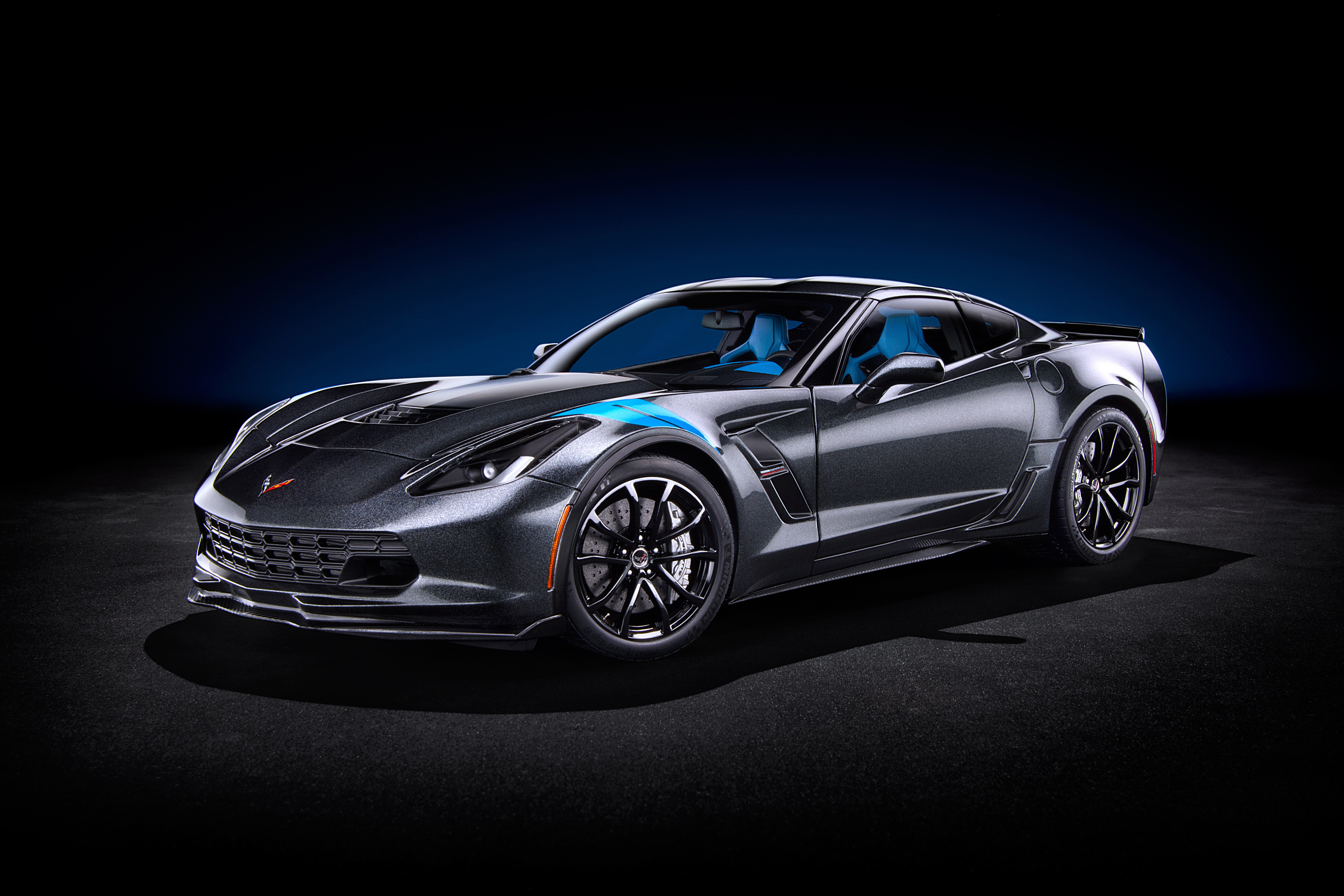 Chevrolet Corvette C7 Sport Car Silver HD Wallpaper