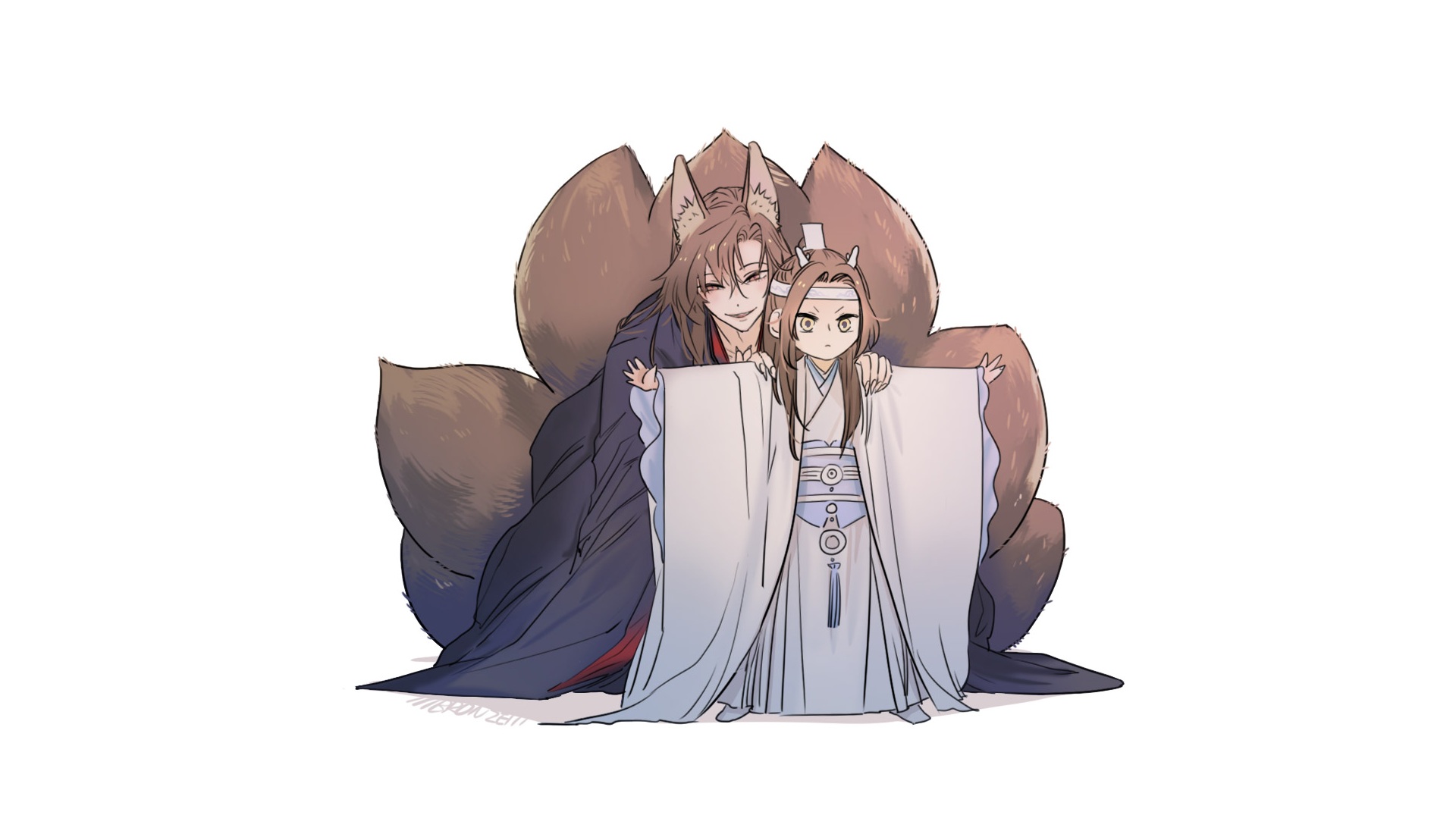 Wei Wuxian and Lan Wangji from Mo Dao Zu Shi HD Wallpaper