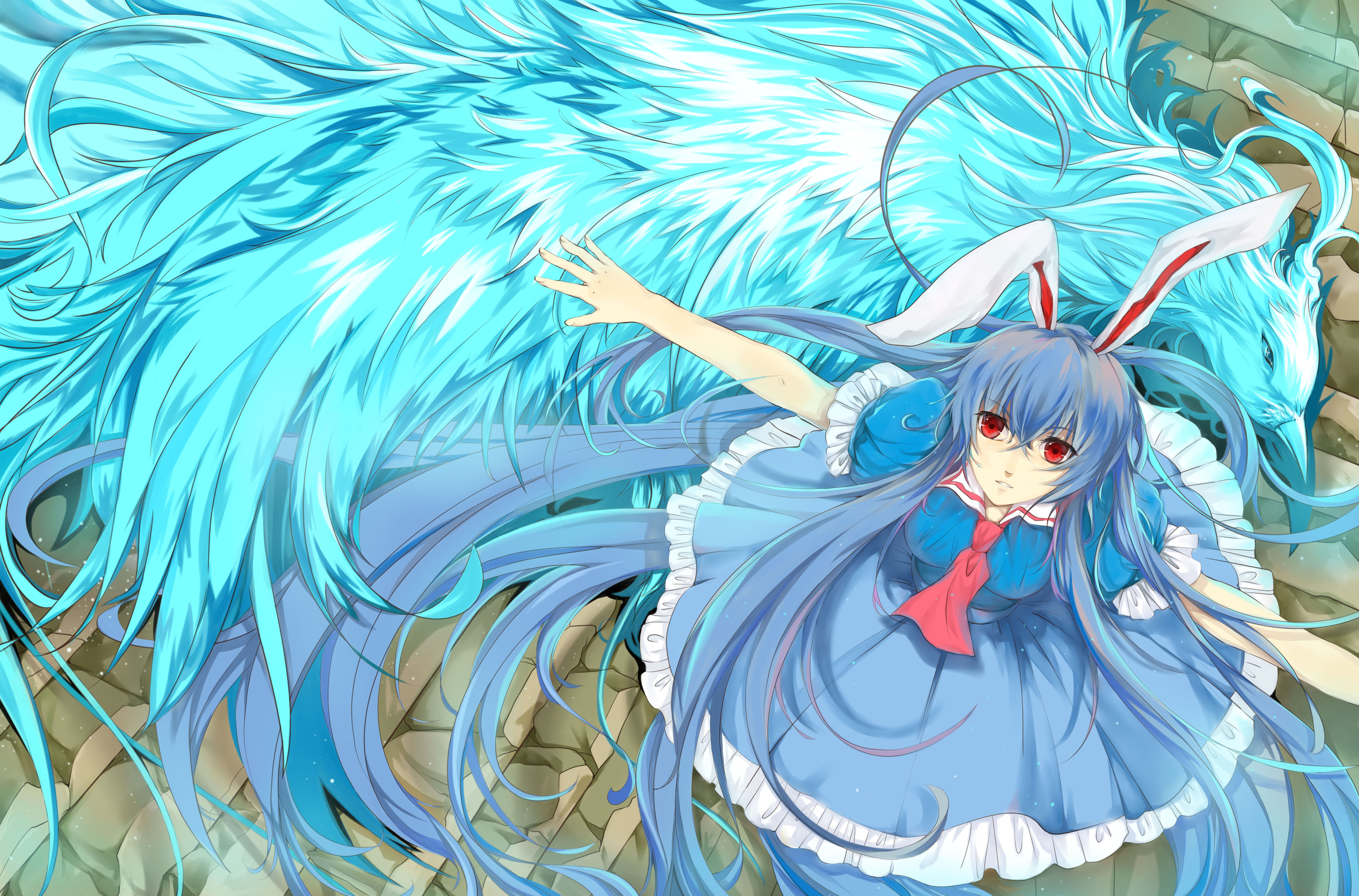 Reisen Udongein Inaba from Touhou 4K HD Wallpaper