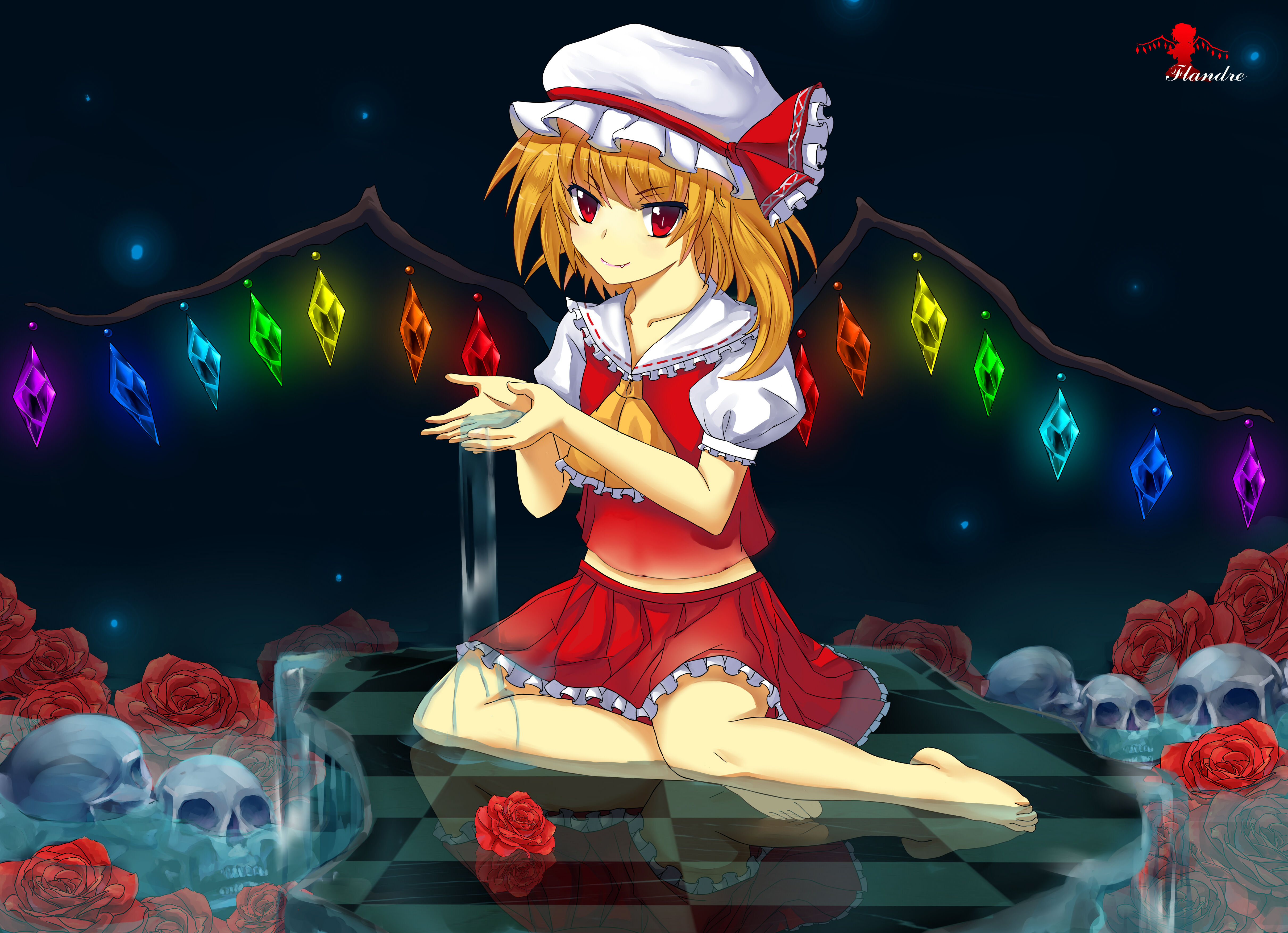 Flandre Scarlet from Touhou 4K HD Wallpaper