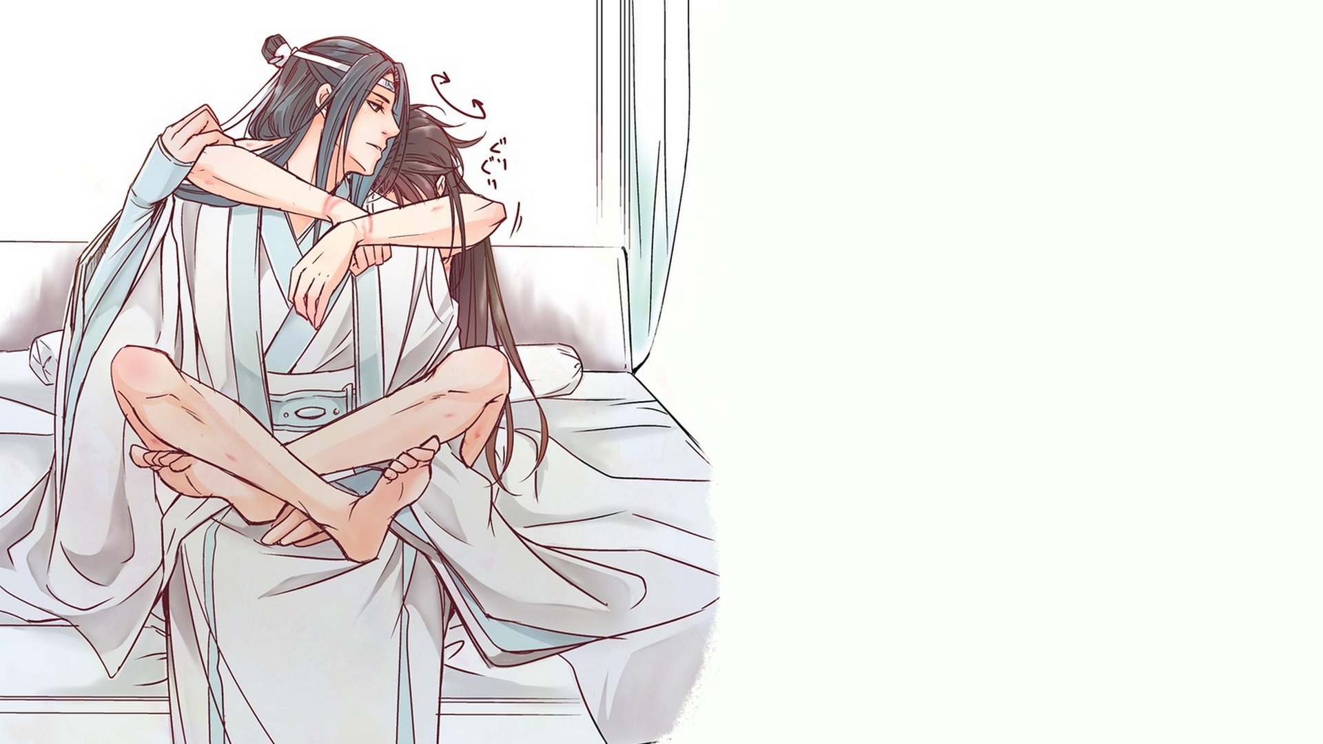 Lan Zhan and Wei Wuxian from Mo Dao Zu Shi HD Wallpaper