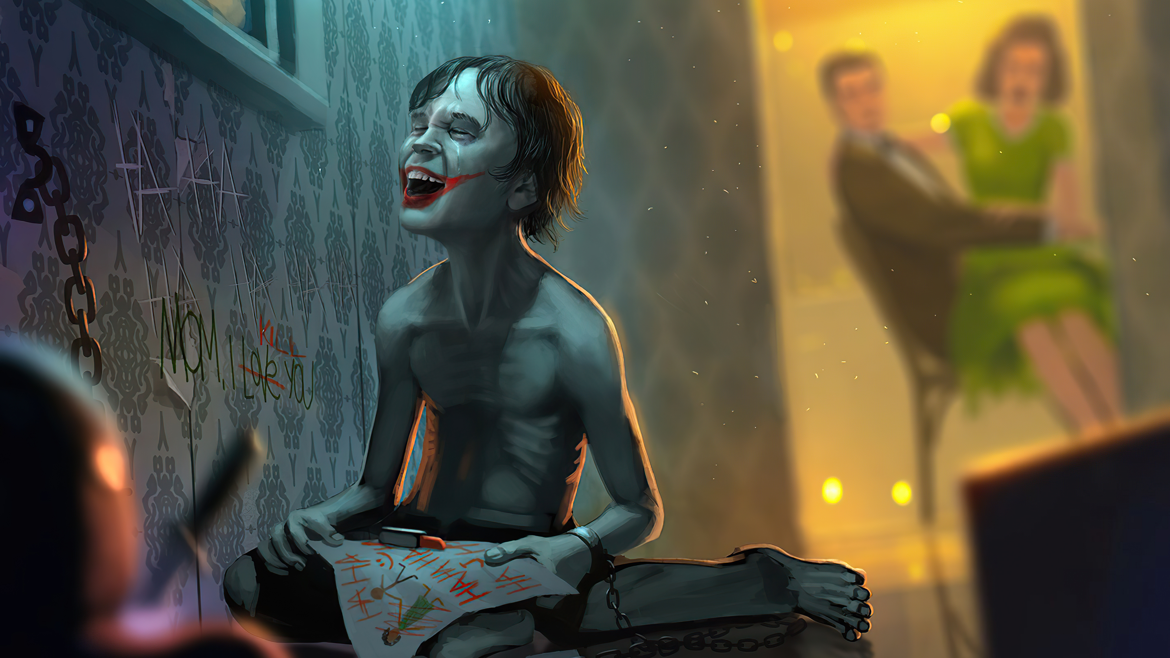 Child Joker from DC Comics 4K HD Wallpaper