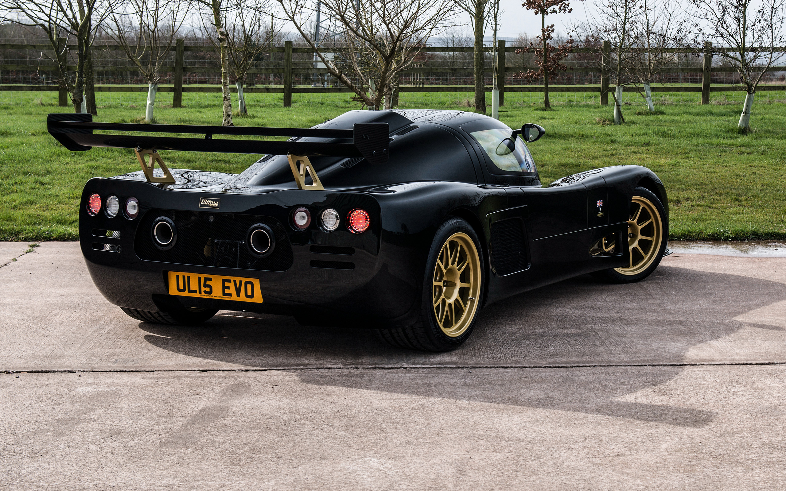 Black Ultima Evolution Coupe (2015) Sport Car HD Wallpaper