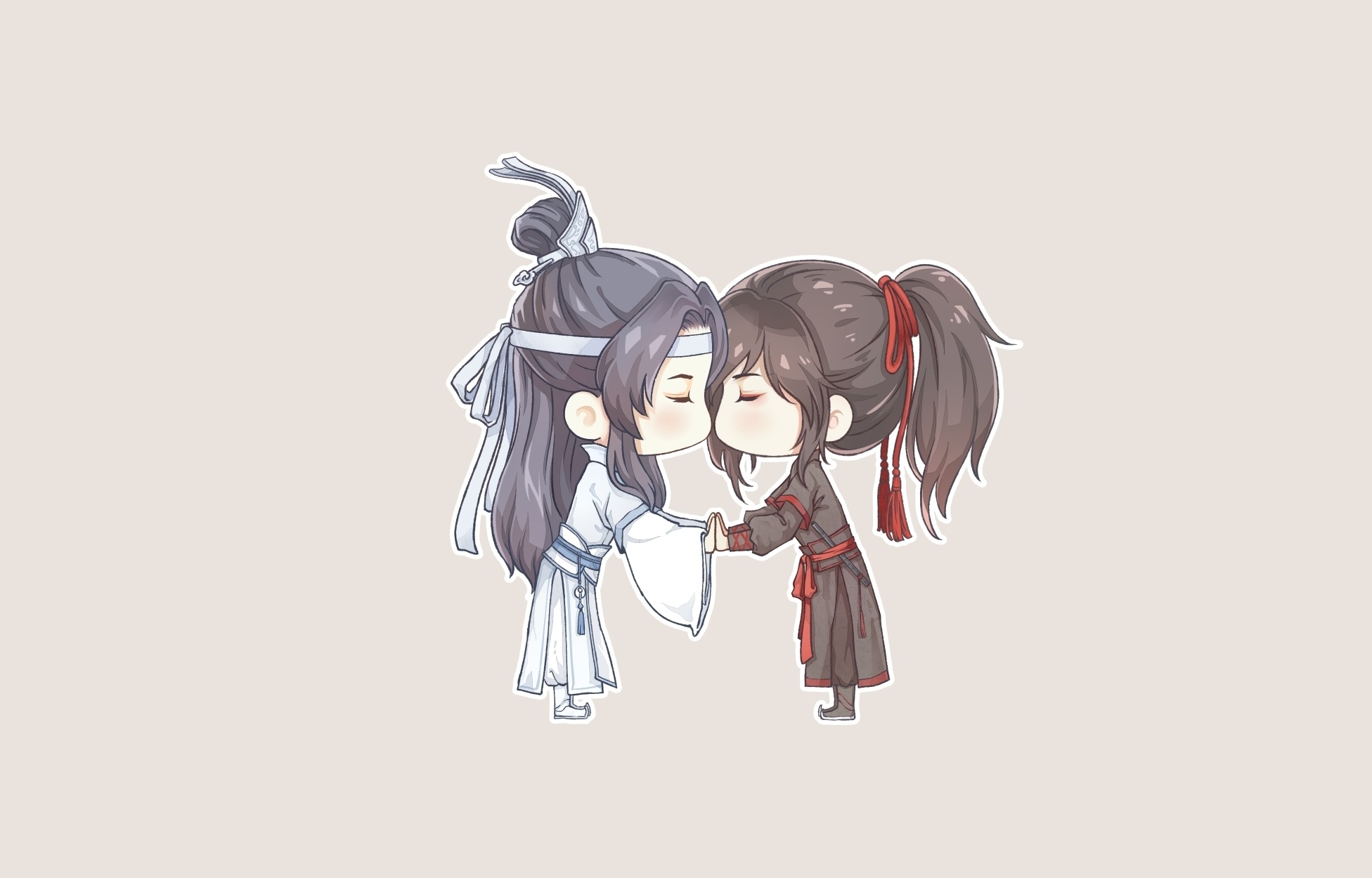 Wei Ying and Lan Zhan from Mo Dao Zu Shi HD Wallpaper