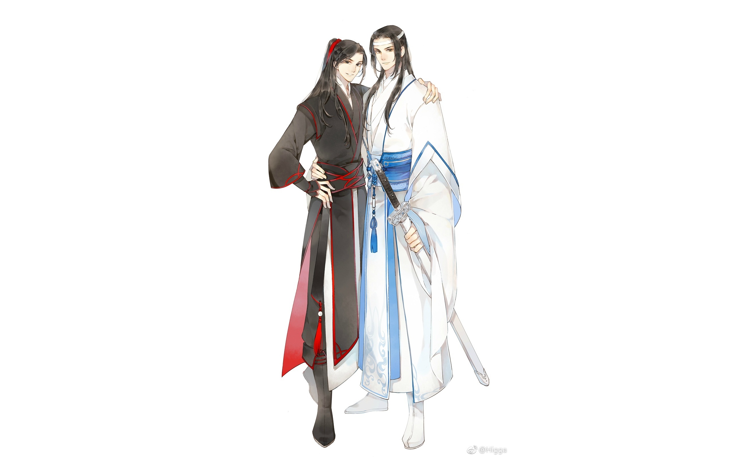 Wei Wuxian and Lan Wangji from Mo Dao Zu Shi HD Wallpaper