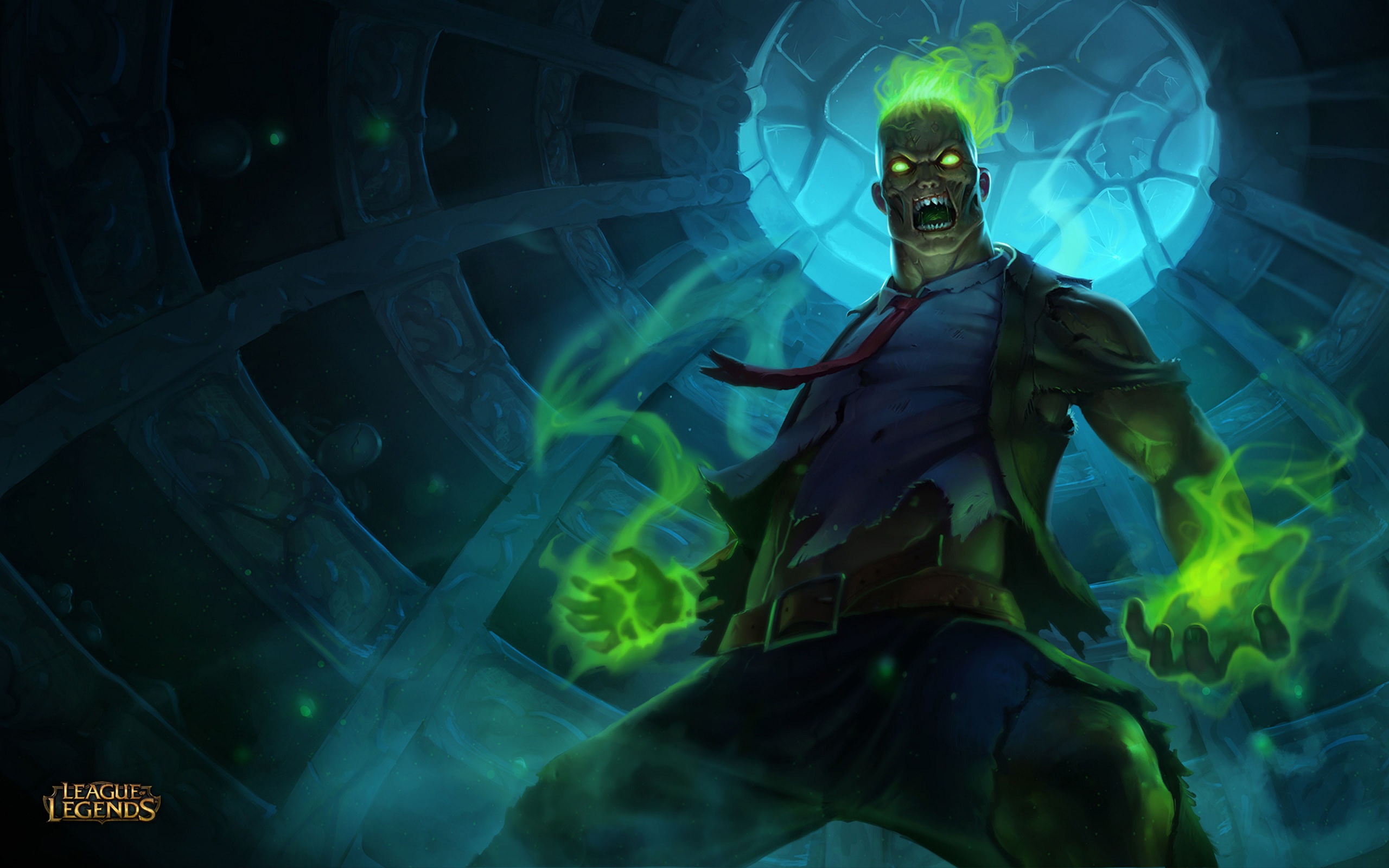 Brand from League of Legends HD Wallpaper