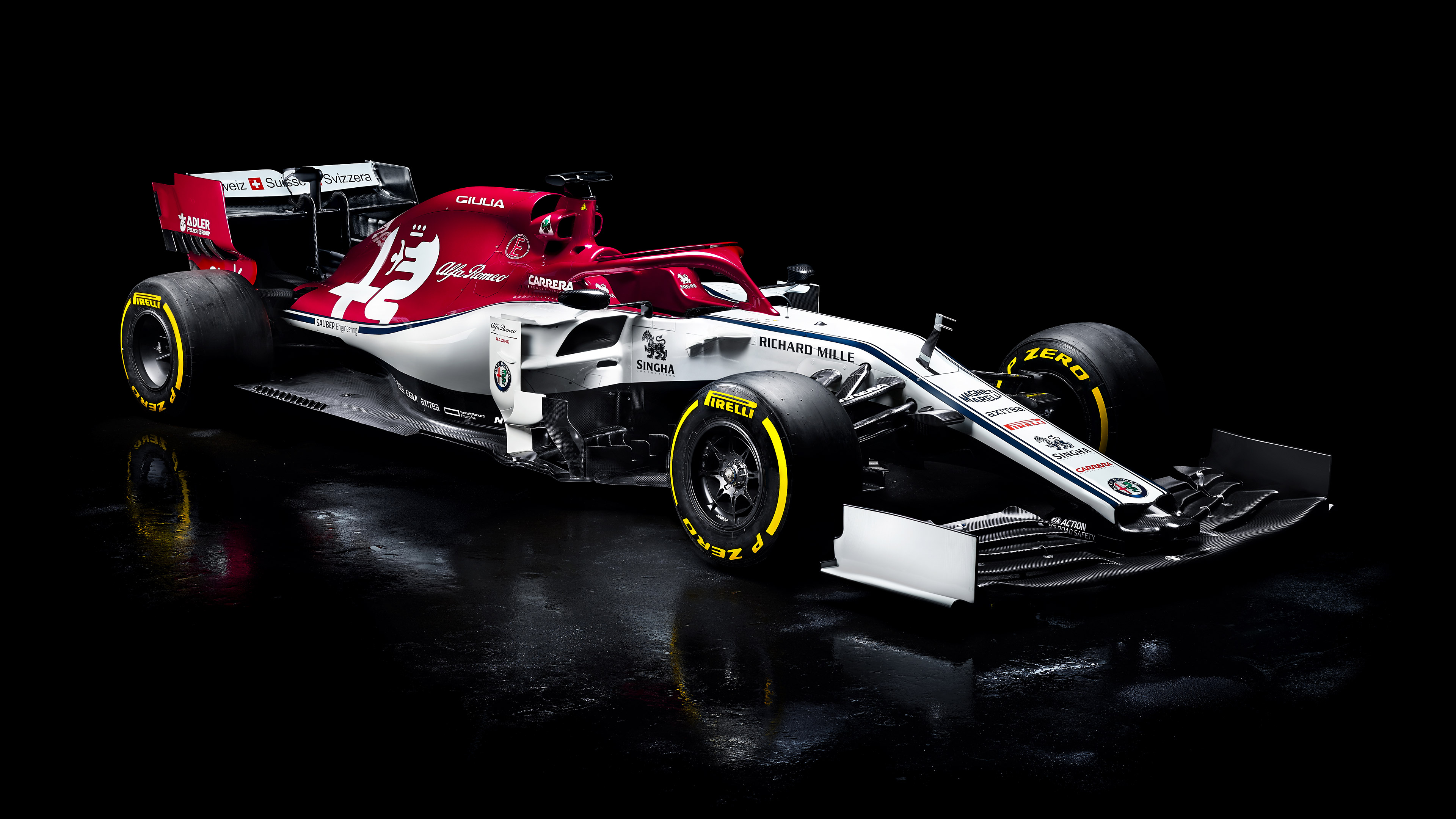 2019 Alfa Romeo C38 Formula 1 Race Car HD Wallpaper