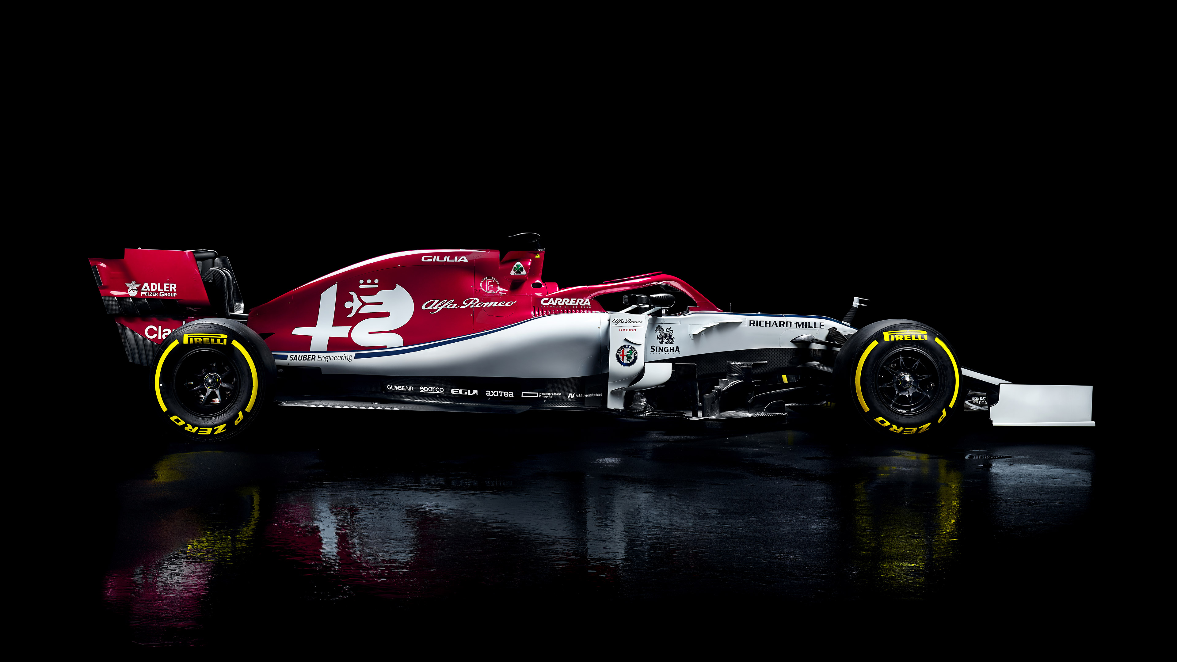 2019 Alfa Romeo C38 Formula 1 Race Car HD Wallpaper