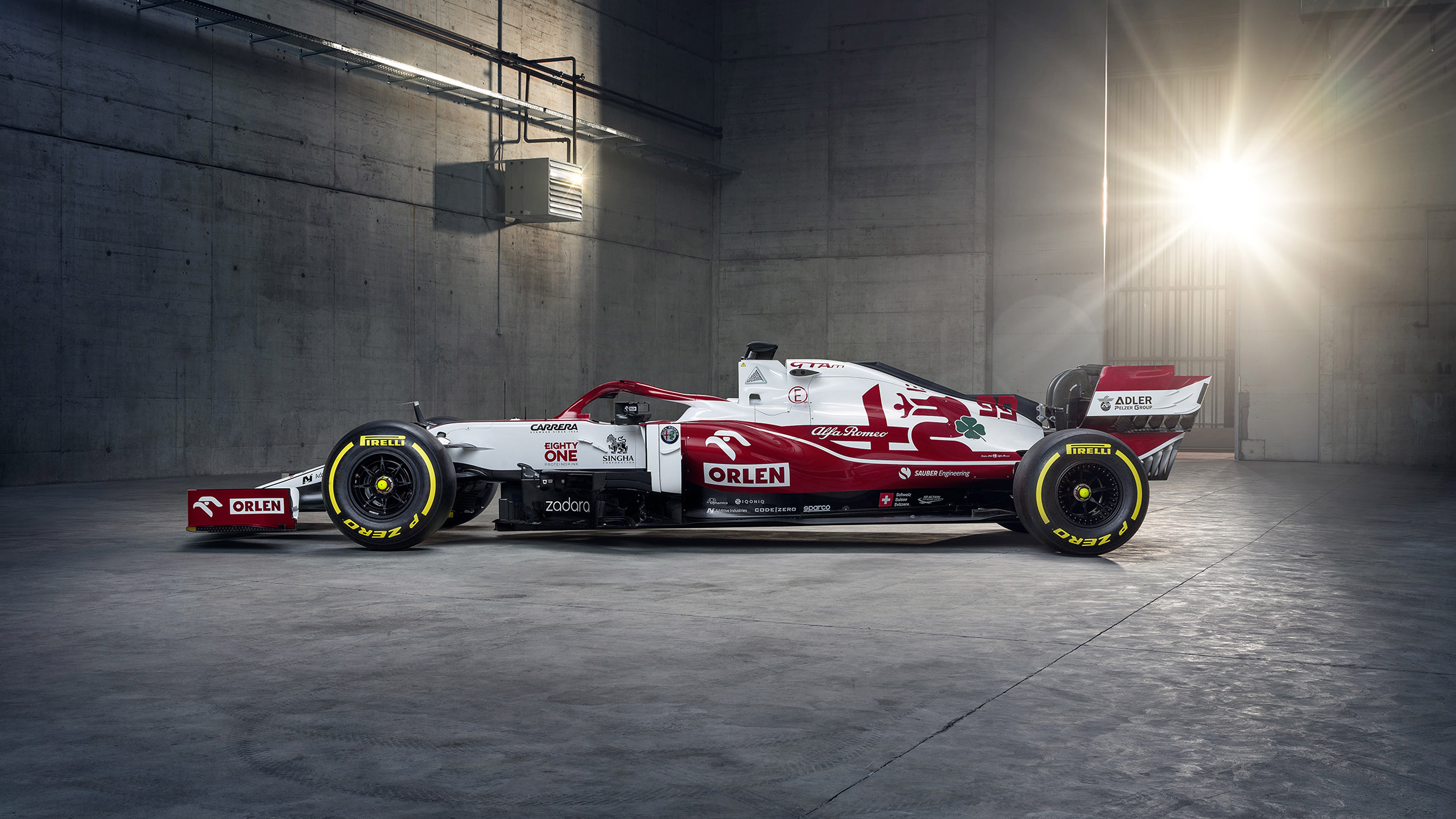 2021 Alfa Romeo C41 Formula 1 Race Car HD Wallpaper