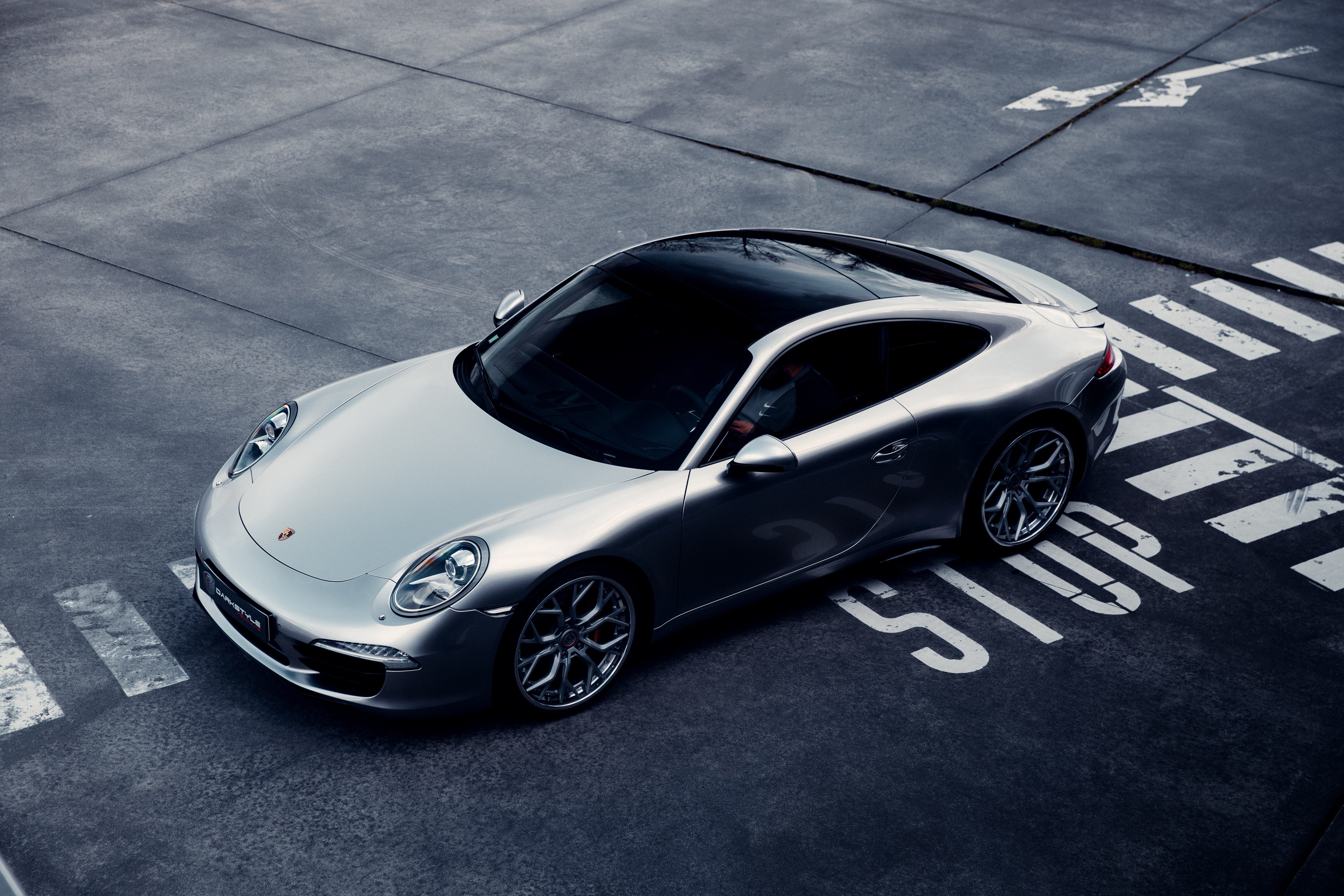 Silver Porsche 911 Carrera S 4K HD Wallpaper