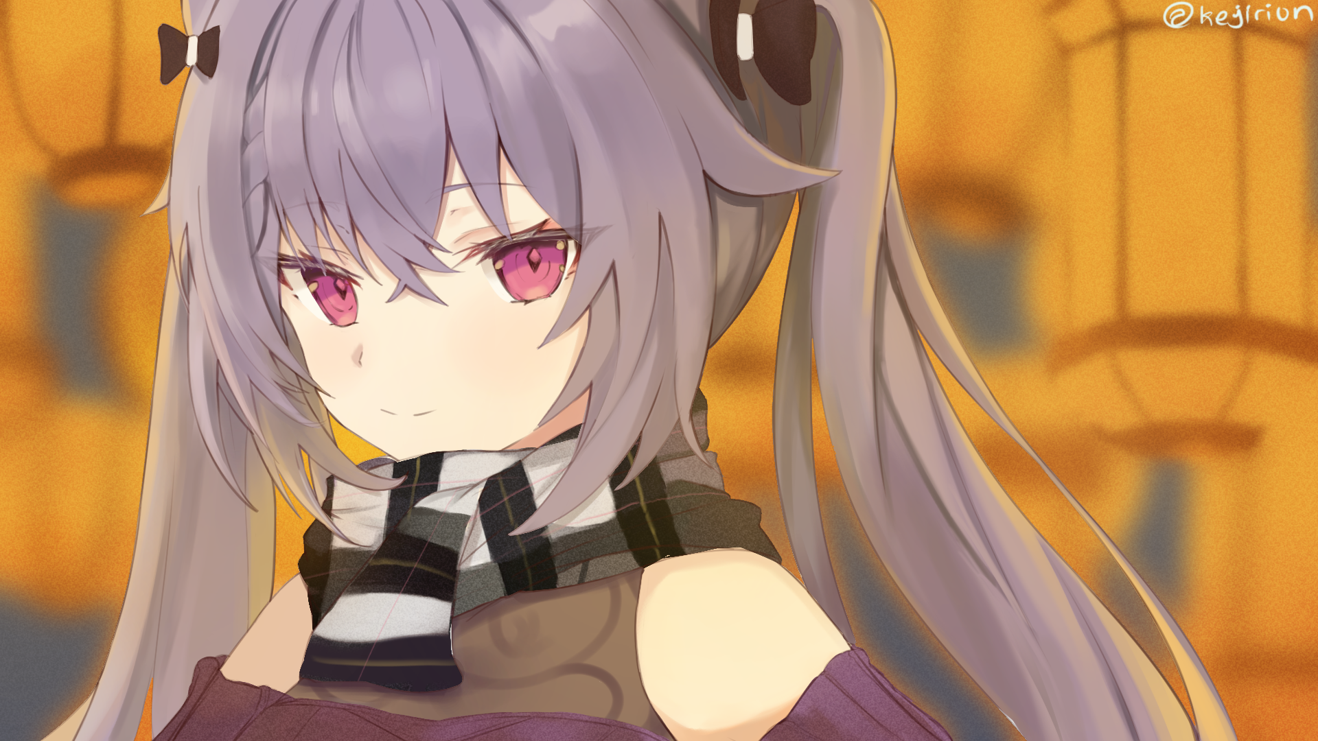 Keqing from Genshin Impact HD Wallpaper