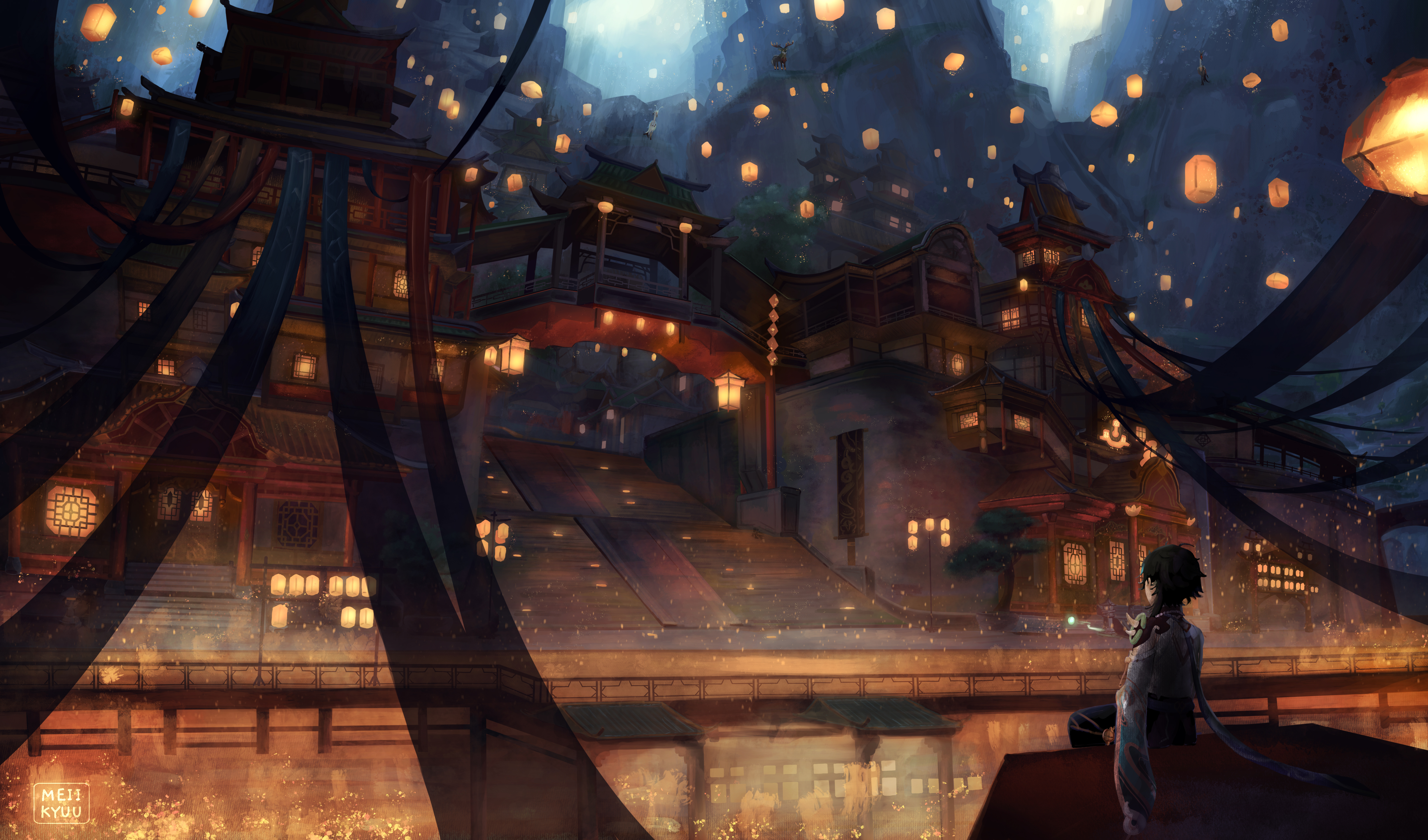 Xiao from Genshin Impact 4K HD Wallpaper