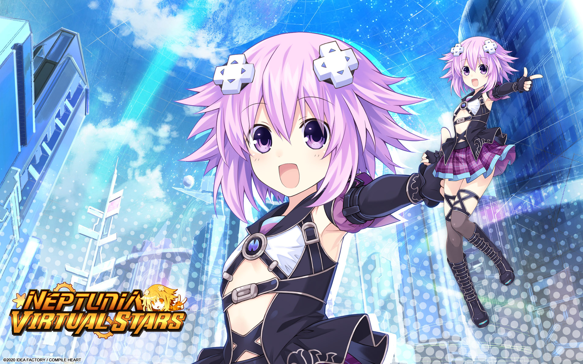 Neptunia Virtual Stars Neptune HD Wallpaper