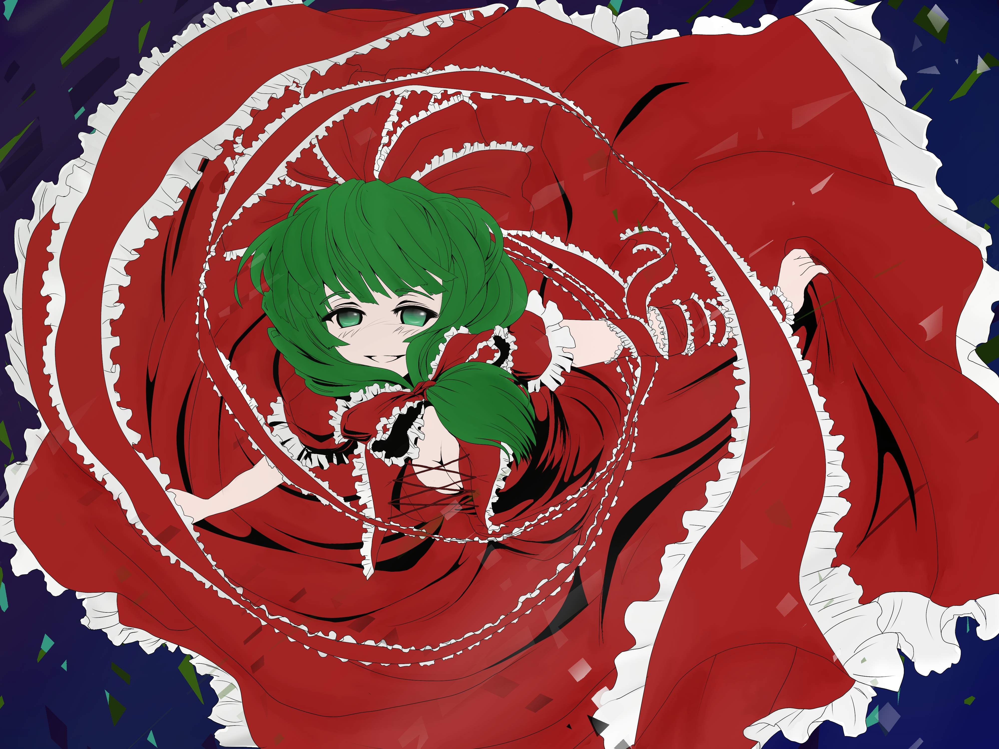 Hina Kagiyama from Touhou HD Wallpaper
