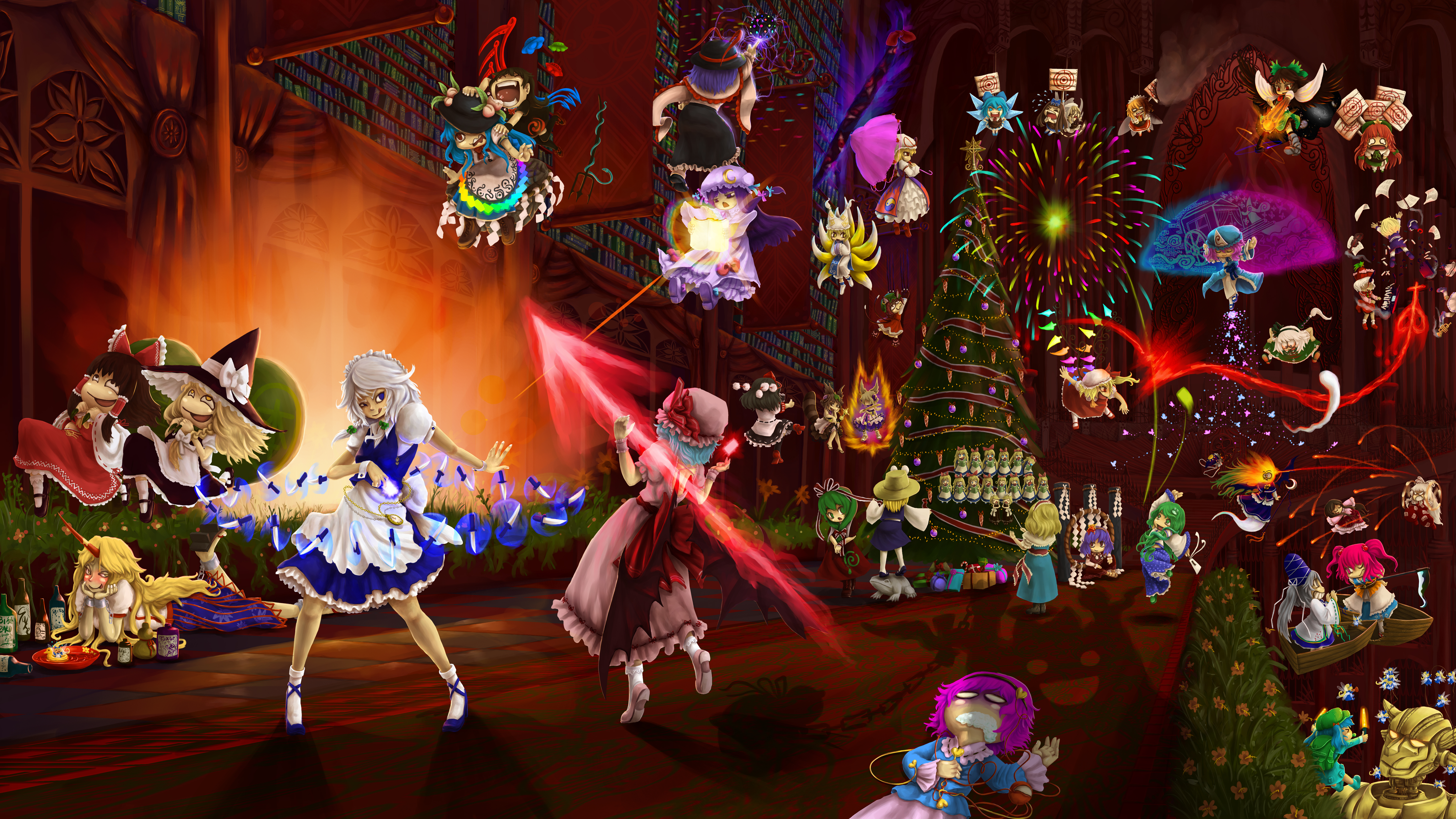 Touhou Project Characters 4K HD Wallpaper