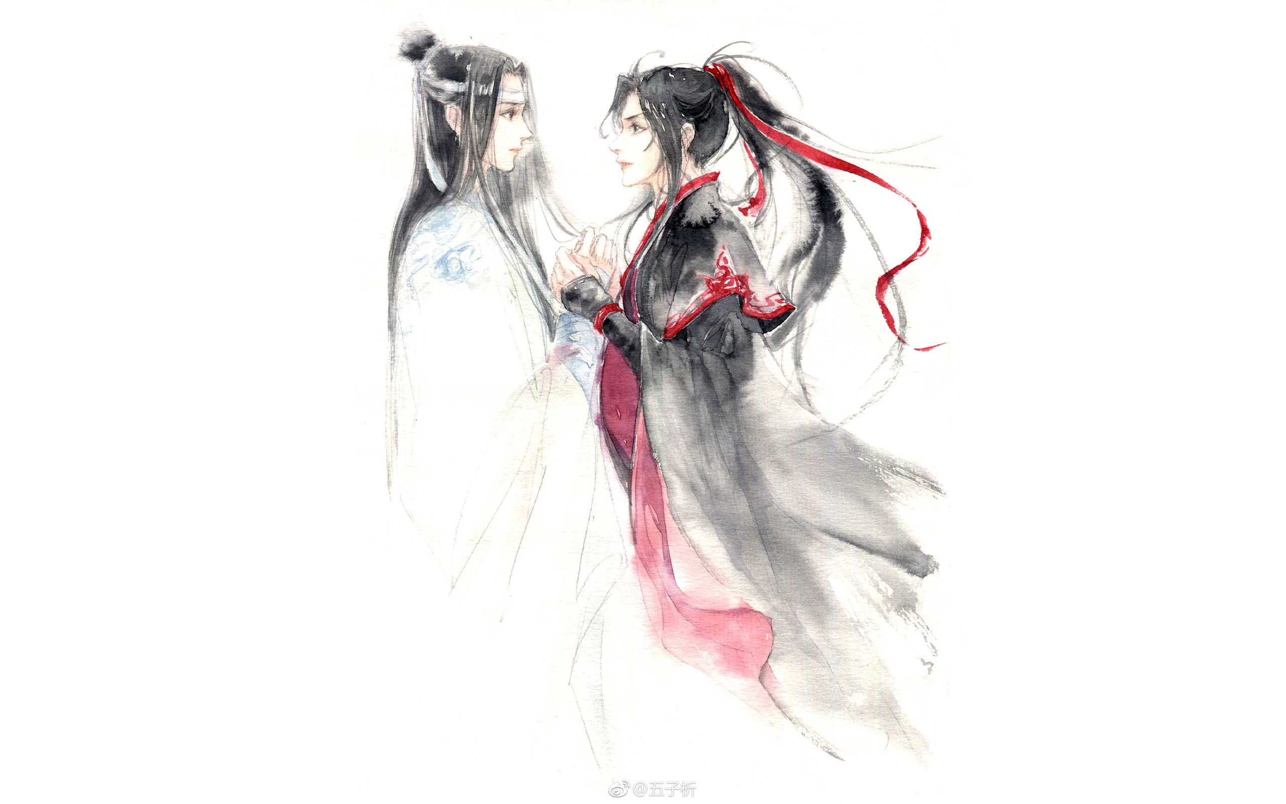 Wei Wuxian and Lan Wangji from Mo Dao Zu Shi HD Wallpaper