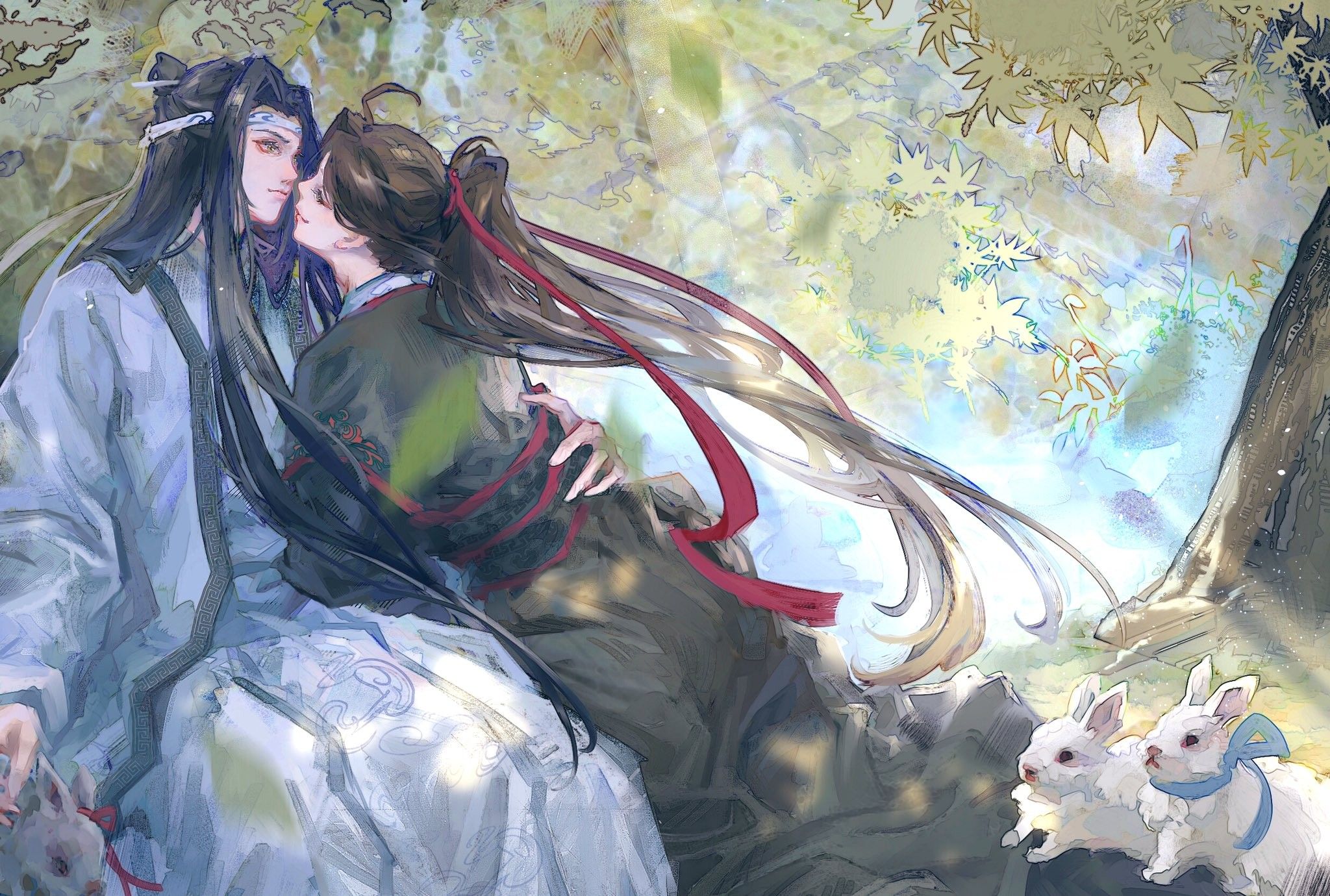 Lan Wangji and Wei Wuxian from Mo Dao Zu Shi HD Wallpaper
