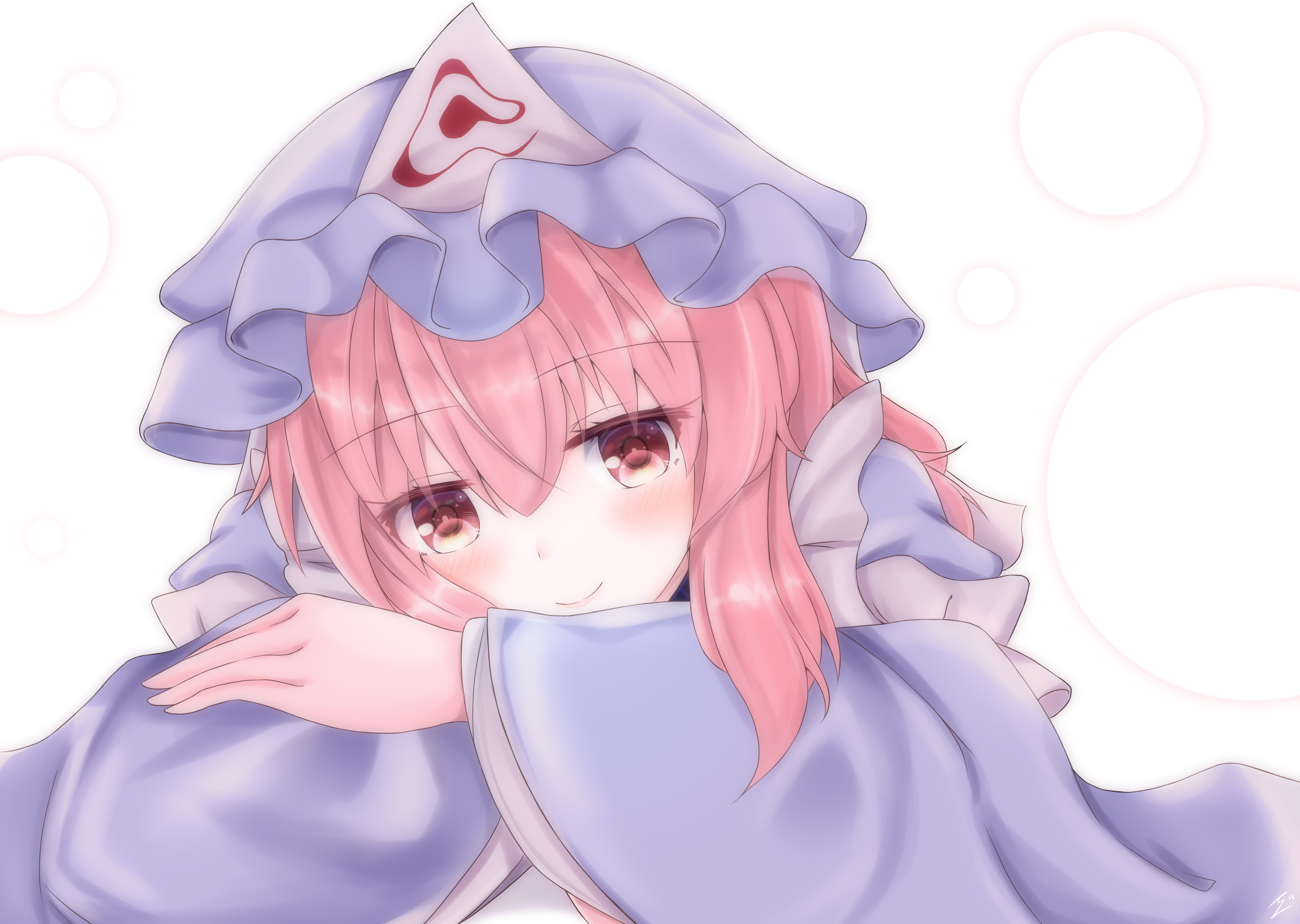 Yuyuko Saigyouji from Touhou 4K HD Wallpaper