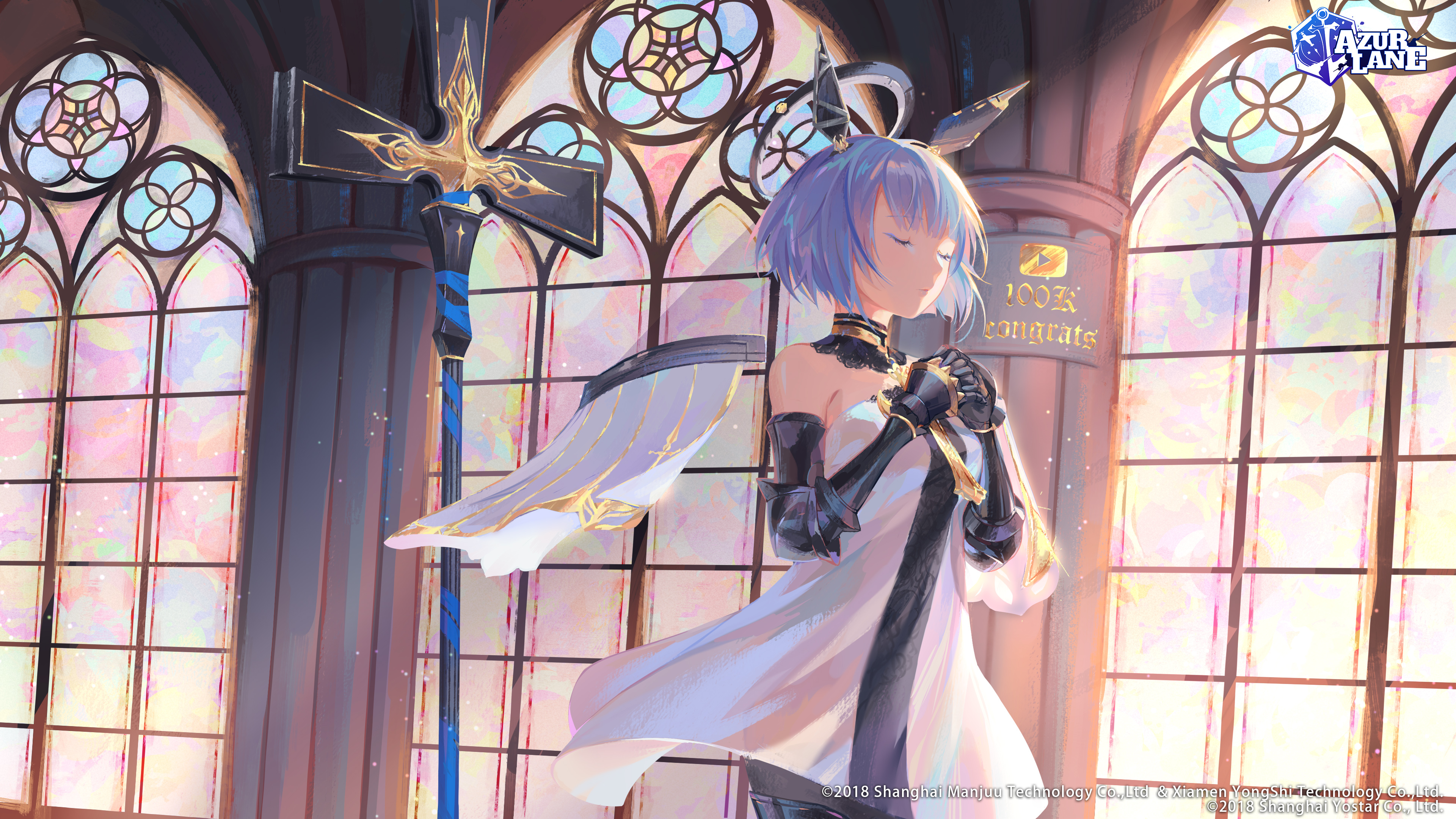 Gascogne from Azur Lane 4K HD Wallpaper
