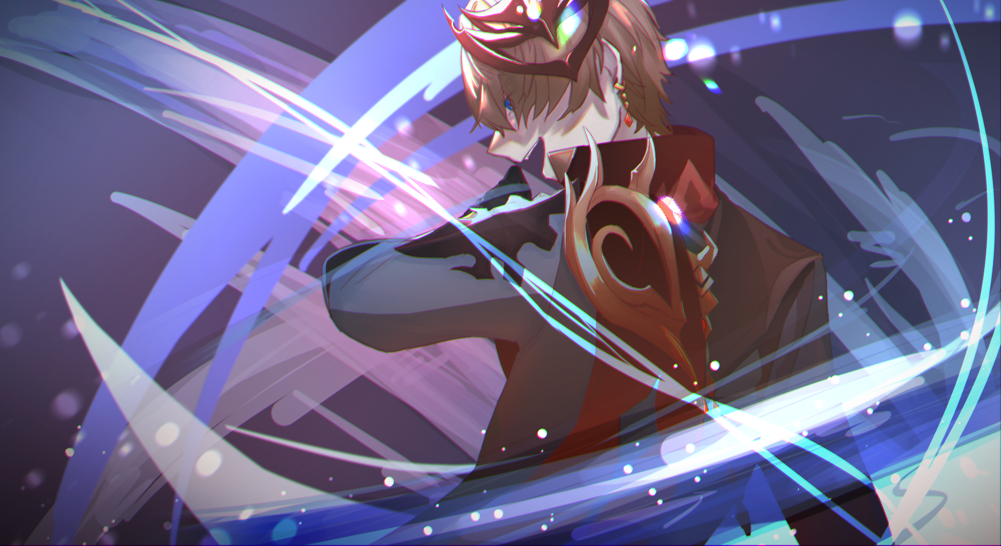 Tartaglia Childe from Genshin Impact HD Wallpaper