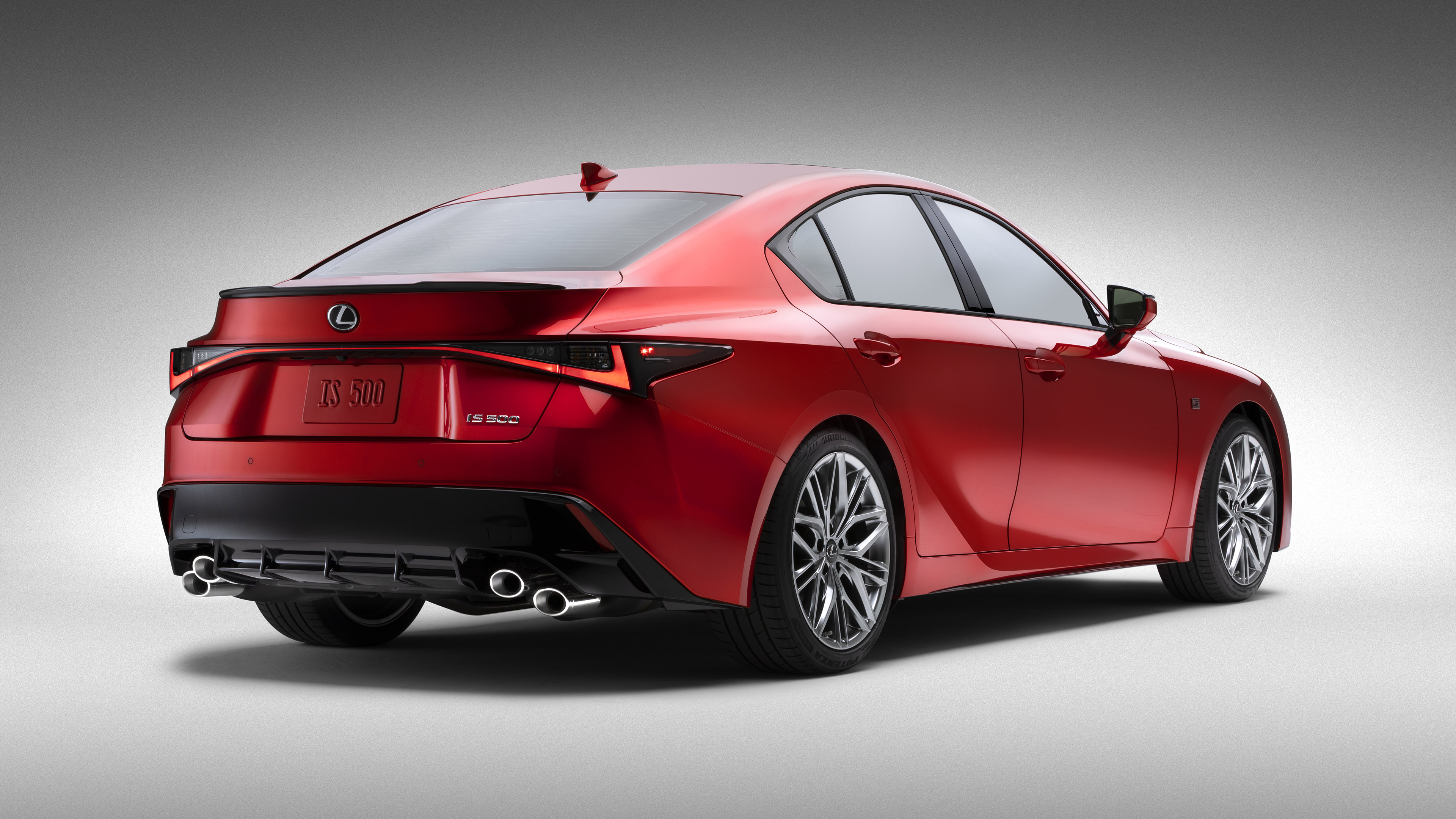 Red Lexus IS 500 F Sport Performance 4K HD Wallpaper