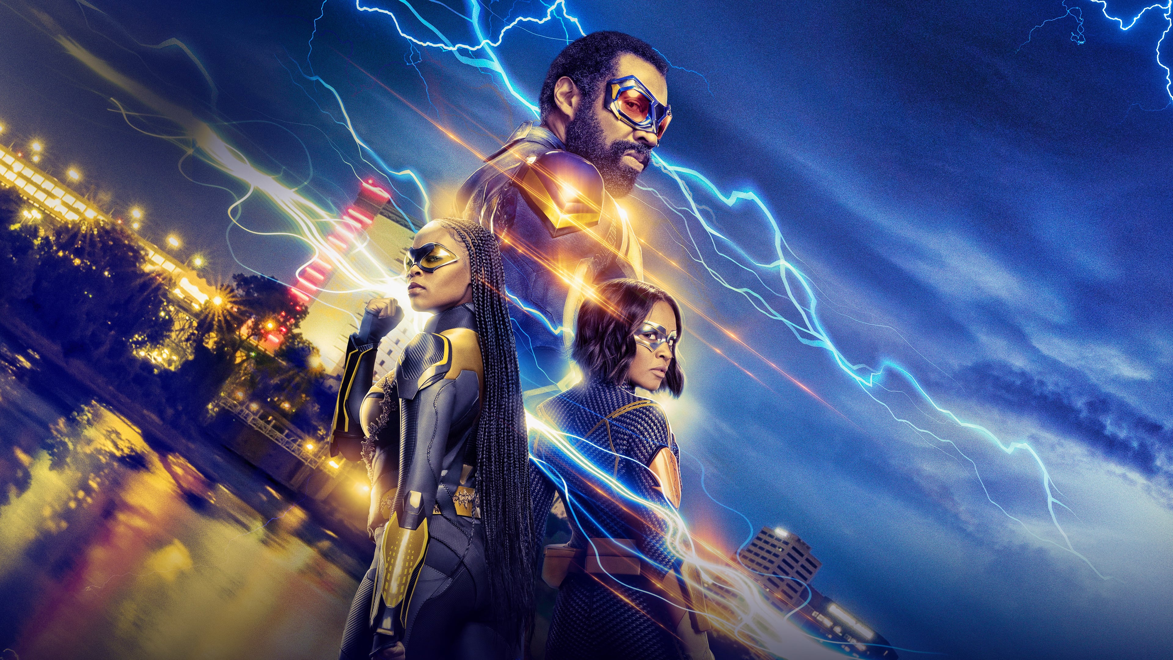 Black Lightning HD Wallpaper