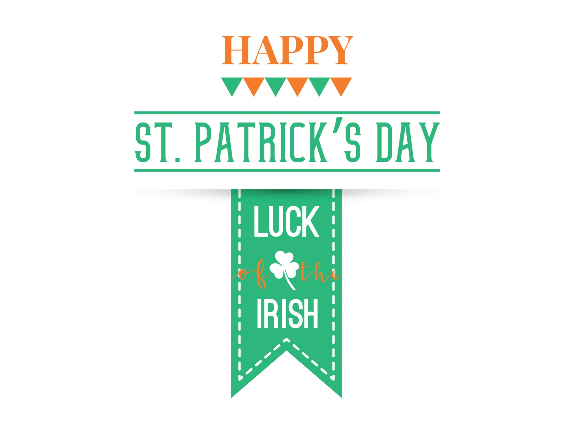 Happy St. Patrick's Day Luck of the Irish HD Wallpaper