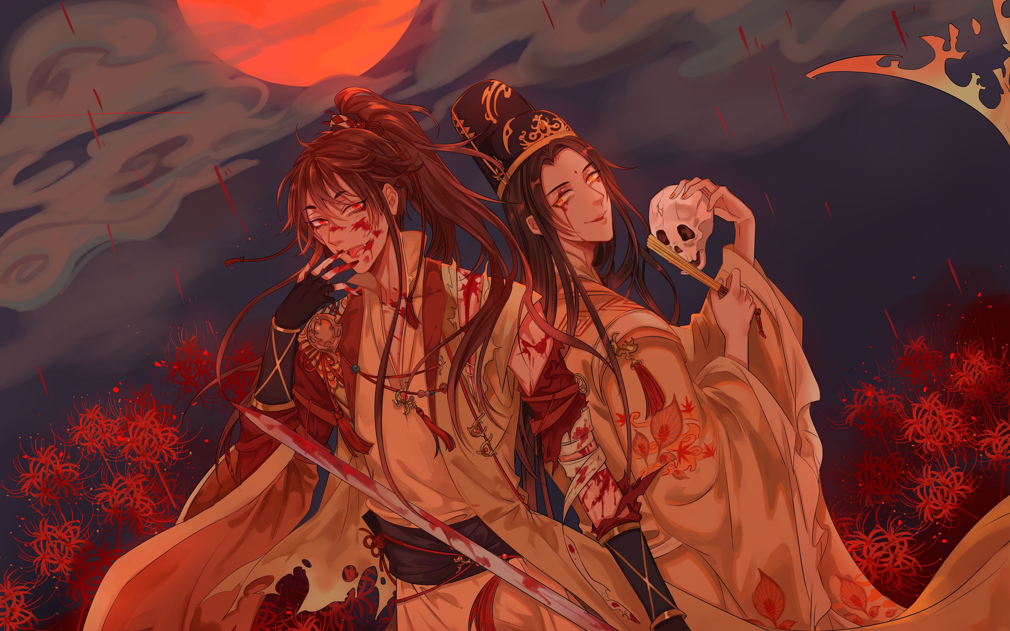 Xue Yang and Jin Guangyao from Mo Dao Zu Shi 4K HD Wallpaper