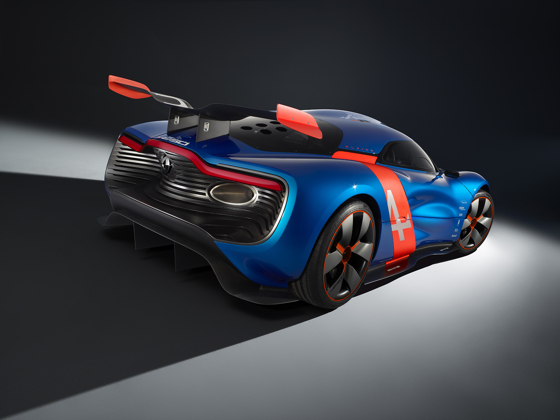 Blue Alpine A110-50 Concept Race Car HD Wallpaper