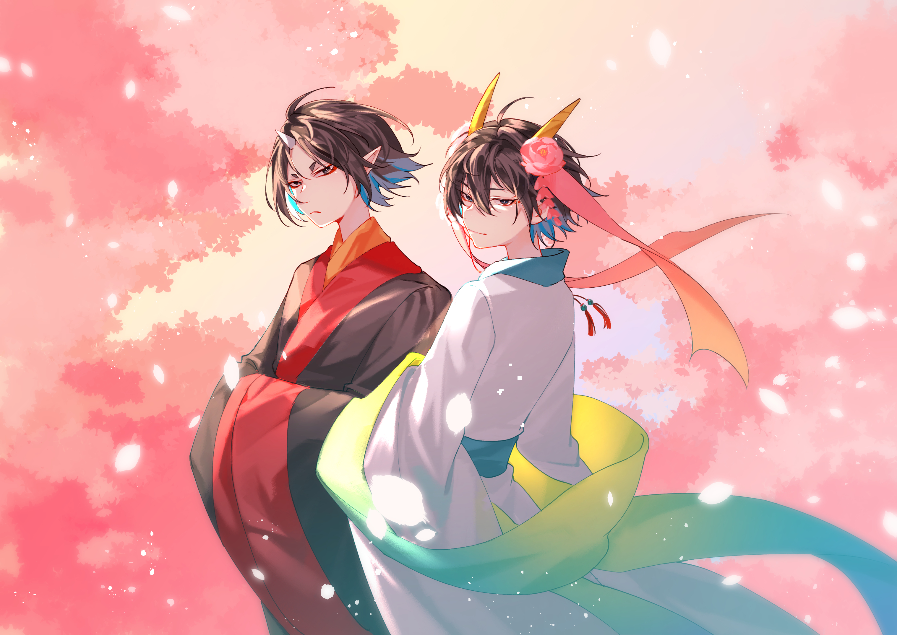 Hoozuki and Hakutaku from Hoozuki No Reitetsu HD Wallpaper