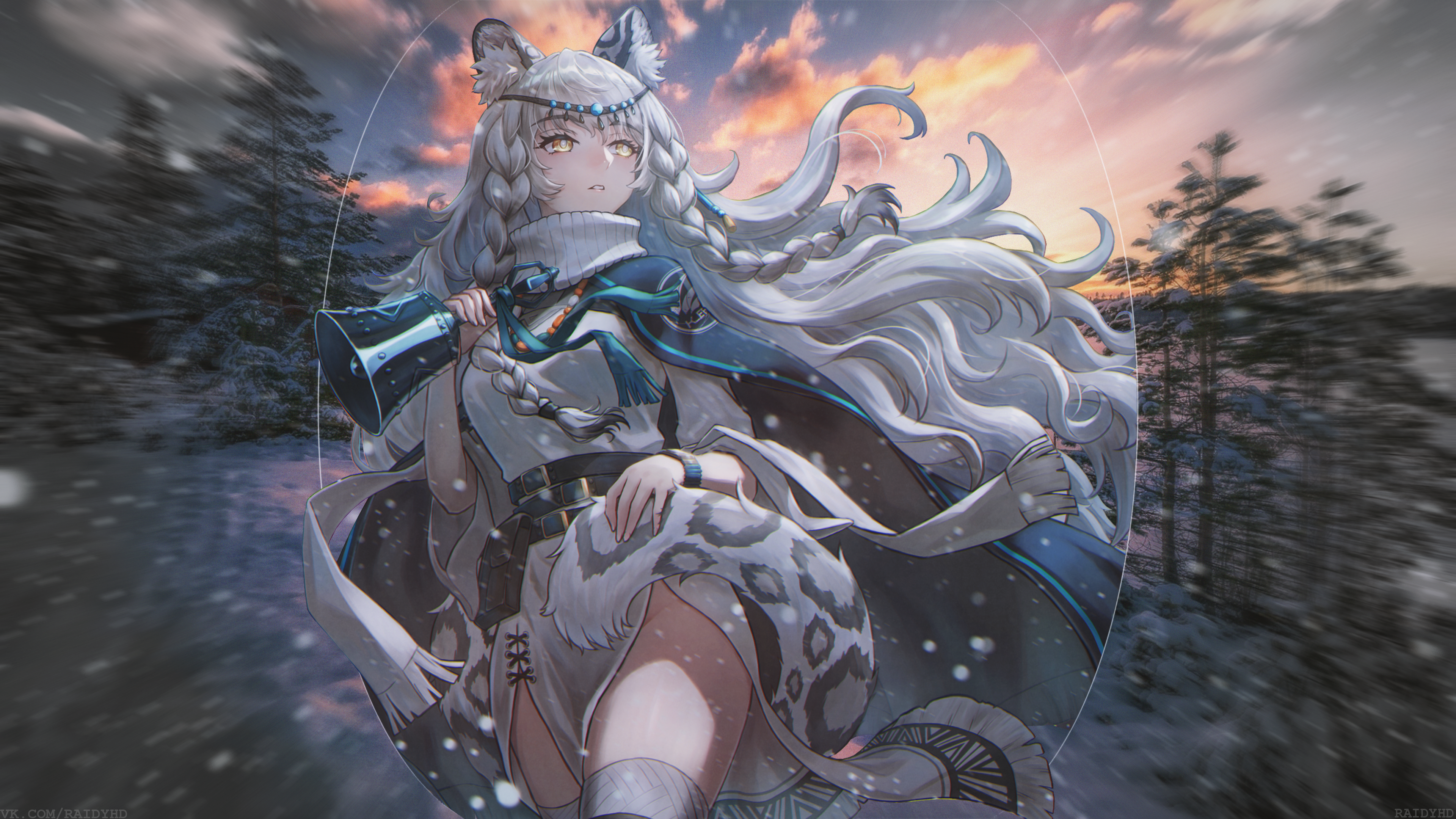 Pramanix from Arknights 4K HD Wallpaper