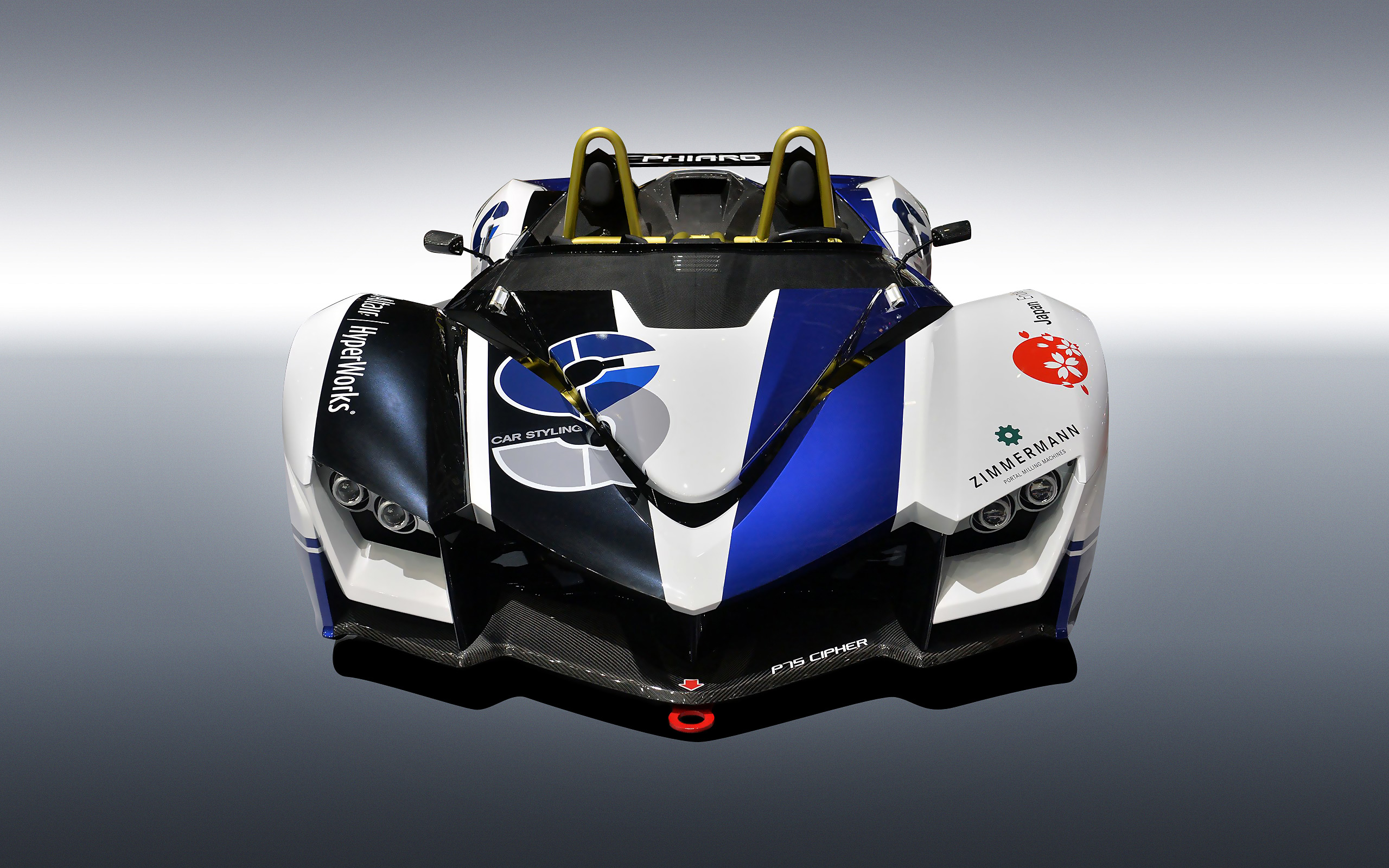 Phiaro P75 Cipher race car with HyperWorks and Zimmermann branding HD Wallpaper