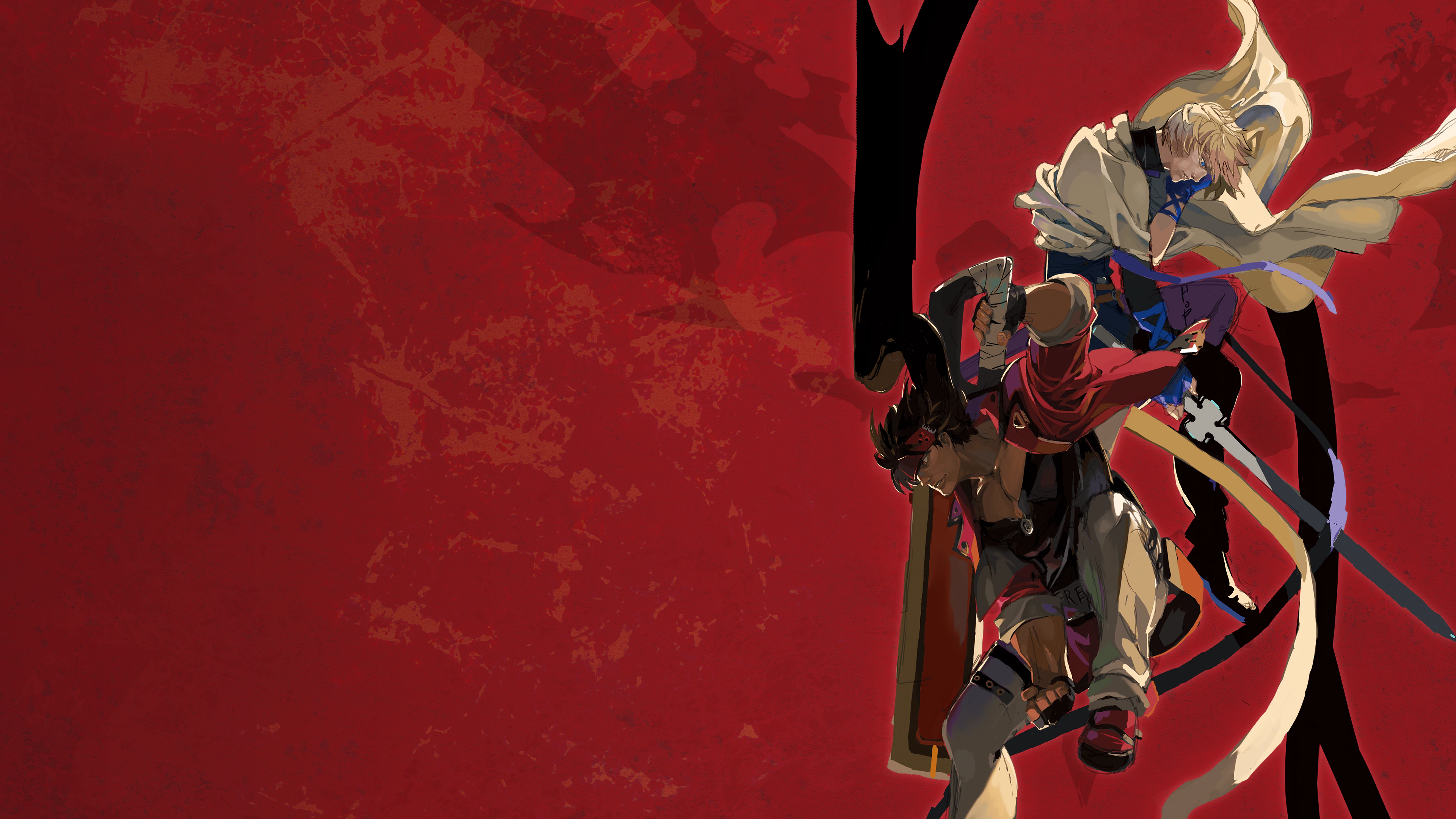 Sol Badguy and Ky Kiske from Guilty Gear 4K HD Wallpaper