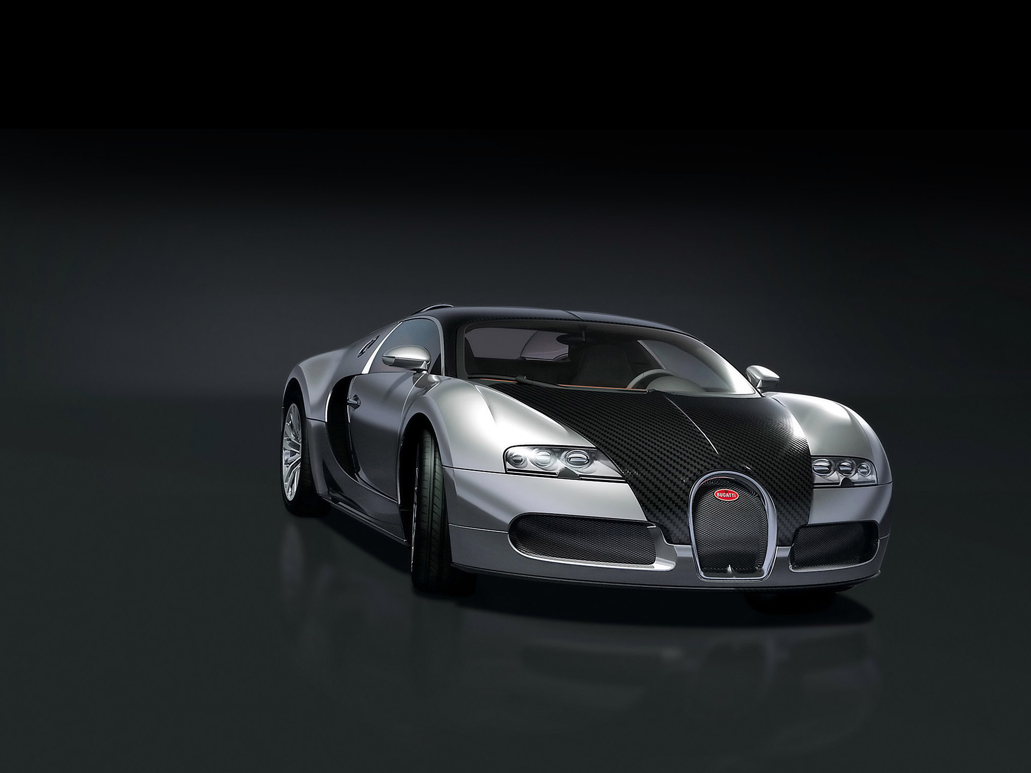 2008 Bugatti Veyron 16-4 Pur Sang Silver Supercar HD Wallpaper