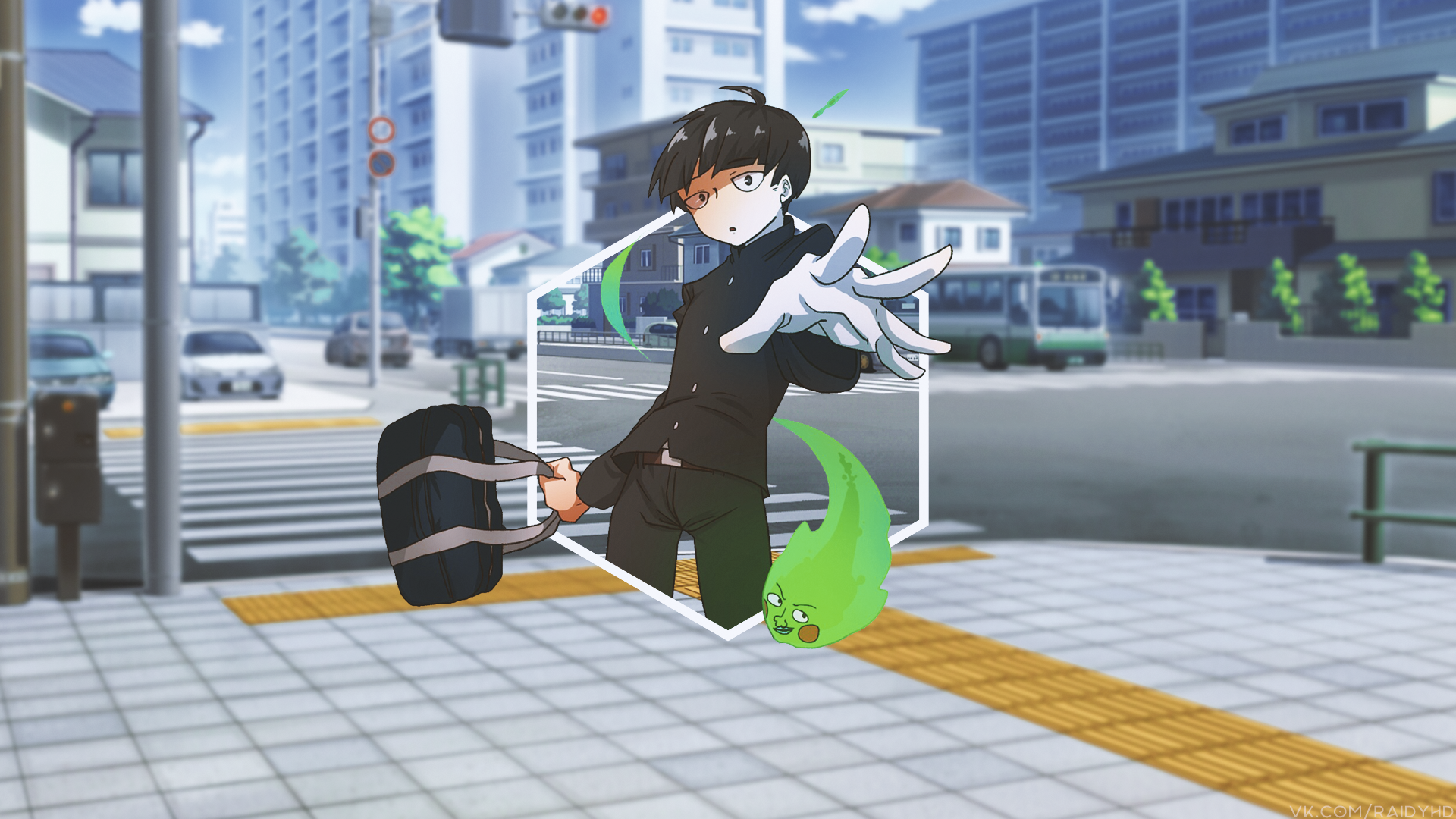 Shigeo Kageyama and Ekubo from Mob Psycho 100 HD Wallpaper