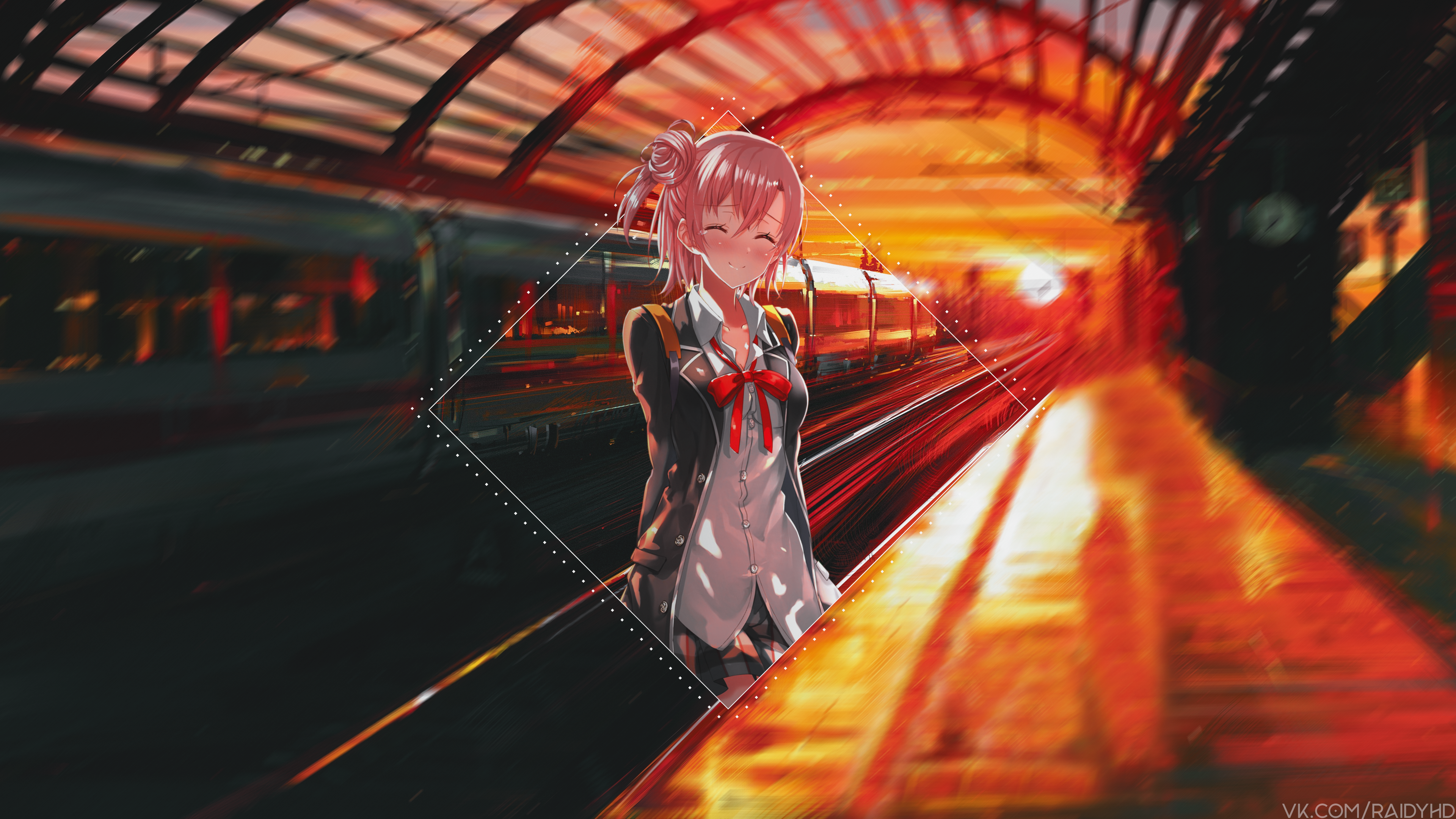 Yui Yuigahama from My Teen Romantic Comedy SNAFU HD Wallpaper