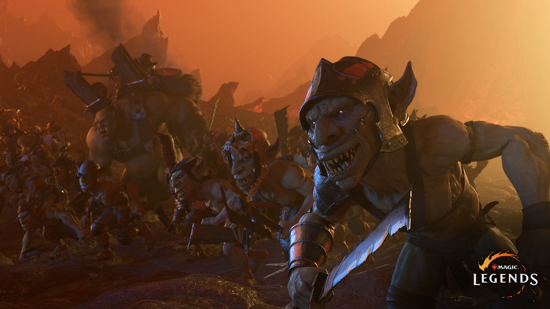 Goblins charging in Magic: Legends HD Wallpaper