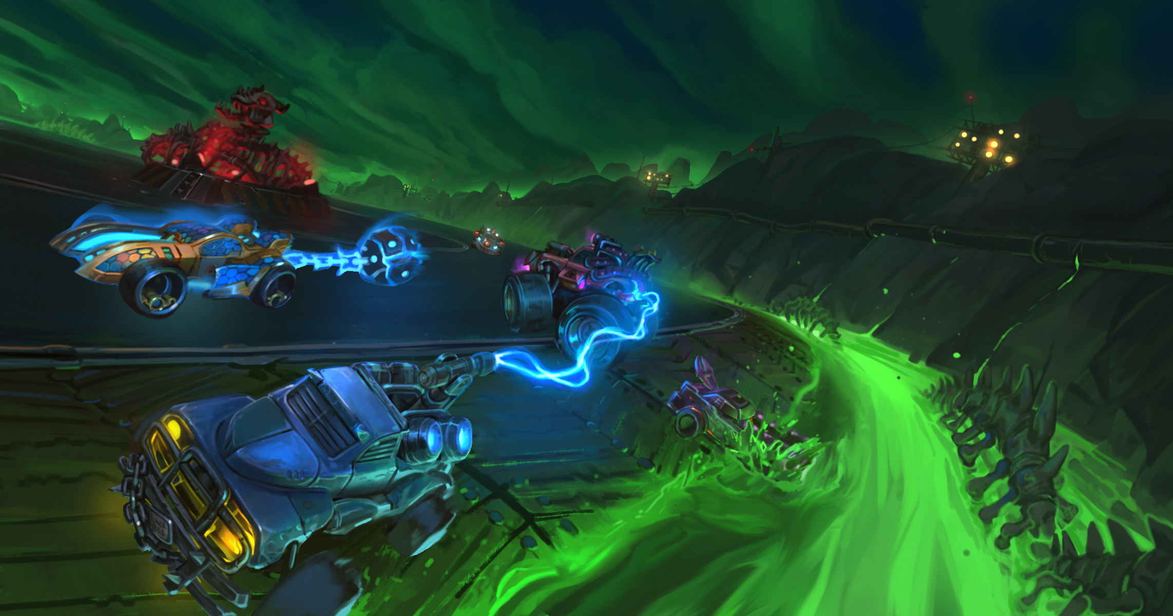Heavy Metal Machines racing game HD Wallpaper