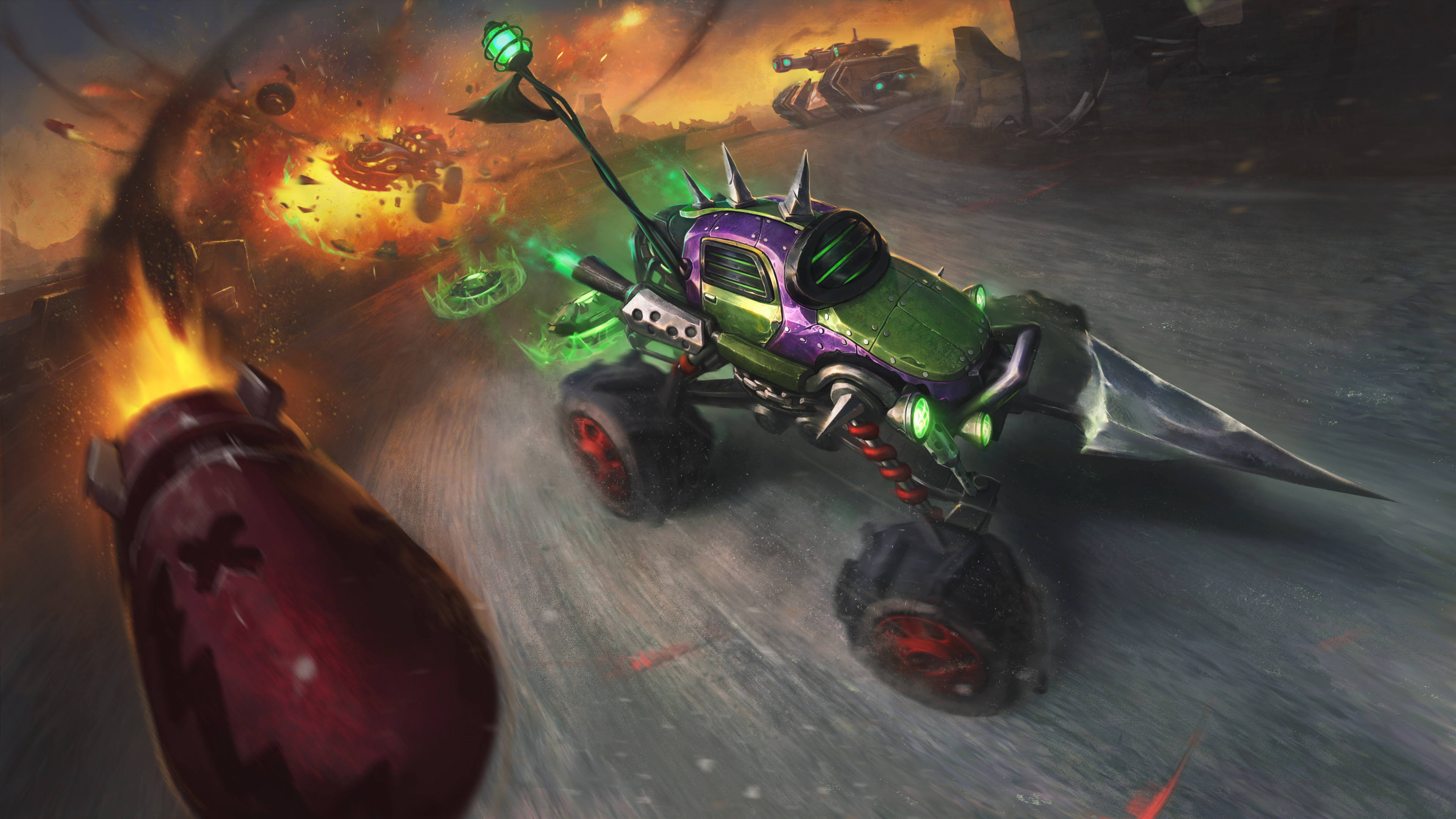 Heavy Metal Machines HD Wallpaper