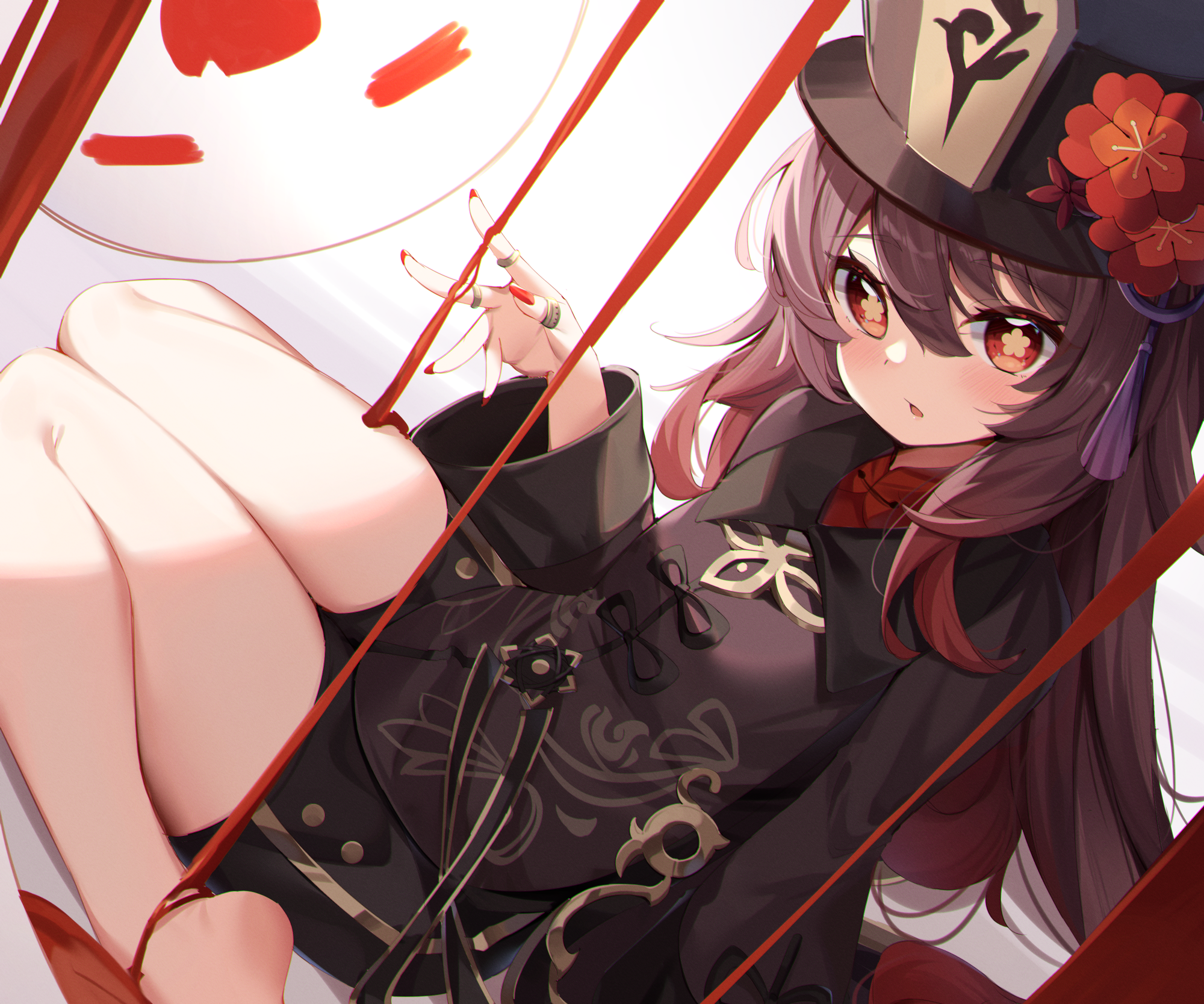 Hu Tao from Genshin Impact HD Wallpaper