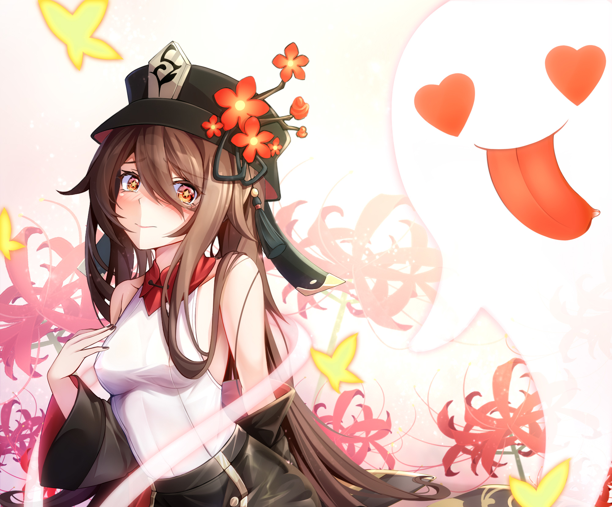 Hu Tao from Genshin Impact HD Wallpaper