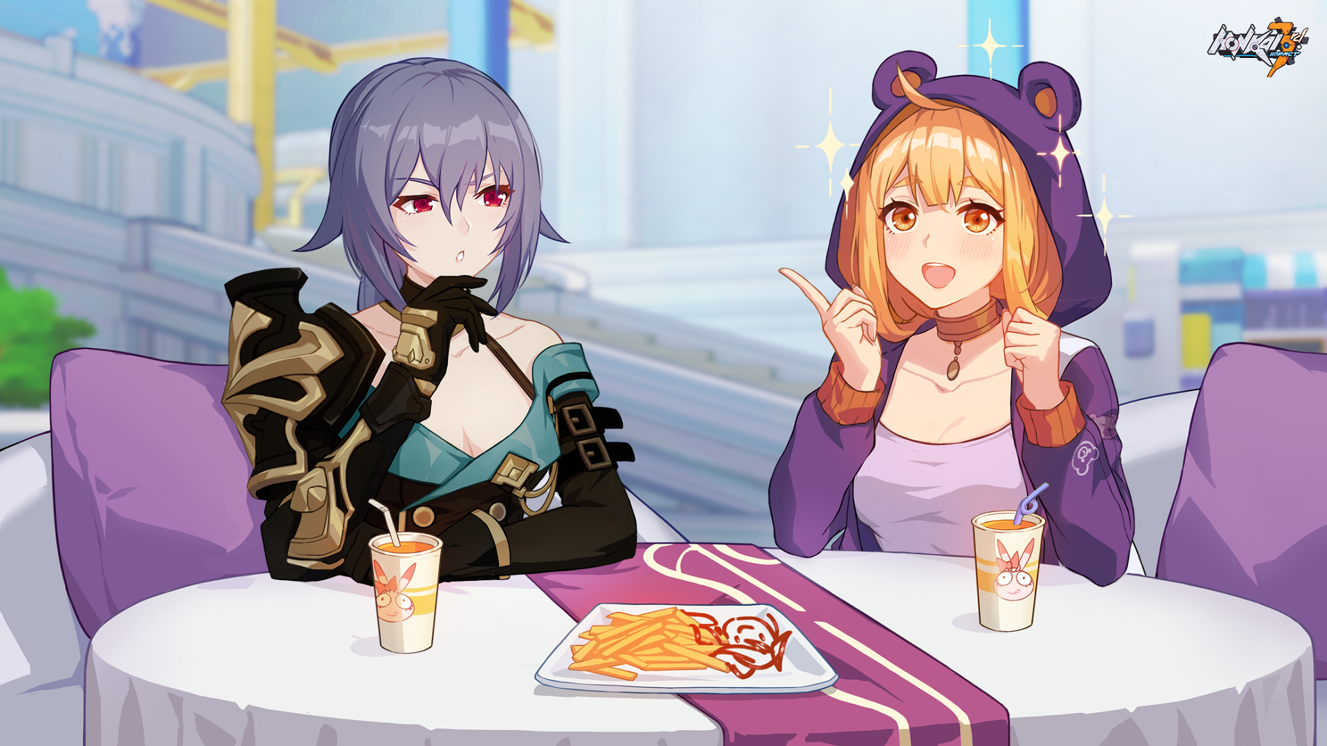 Fu Hua and Seele from Honkai Impact 3rd HD Wallpaper