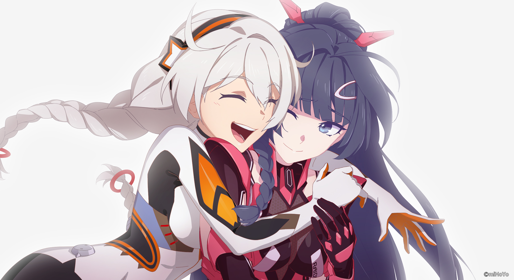 Kiana Kaslana and Mei Raiden from Honkai Impact 3rd HD Wallpaper