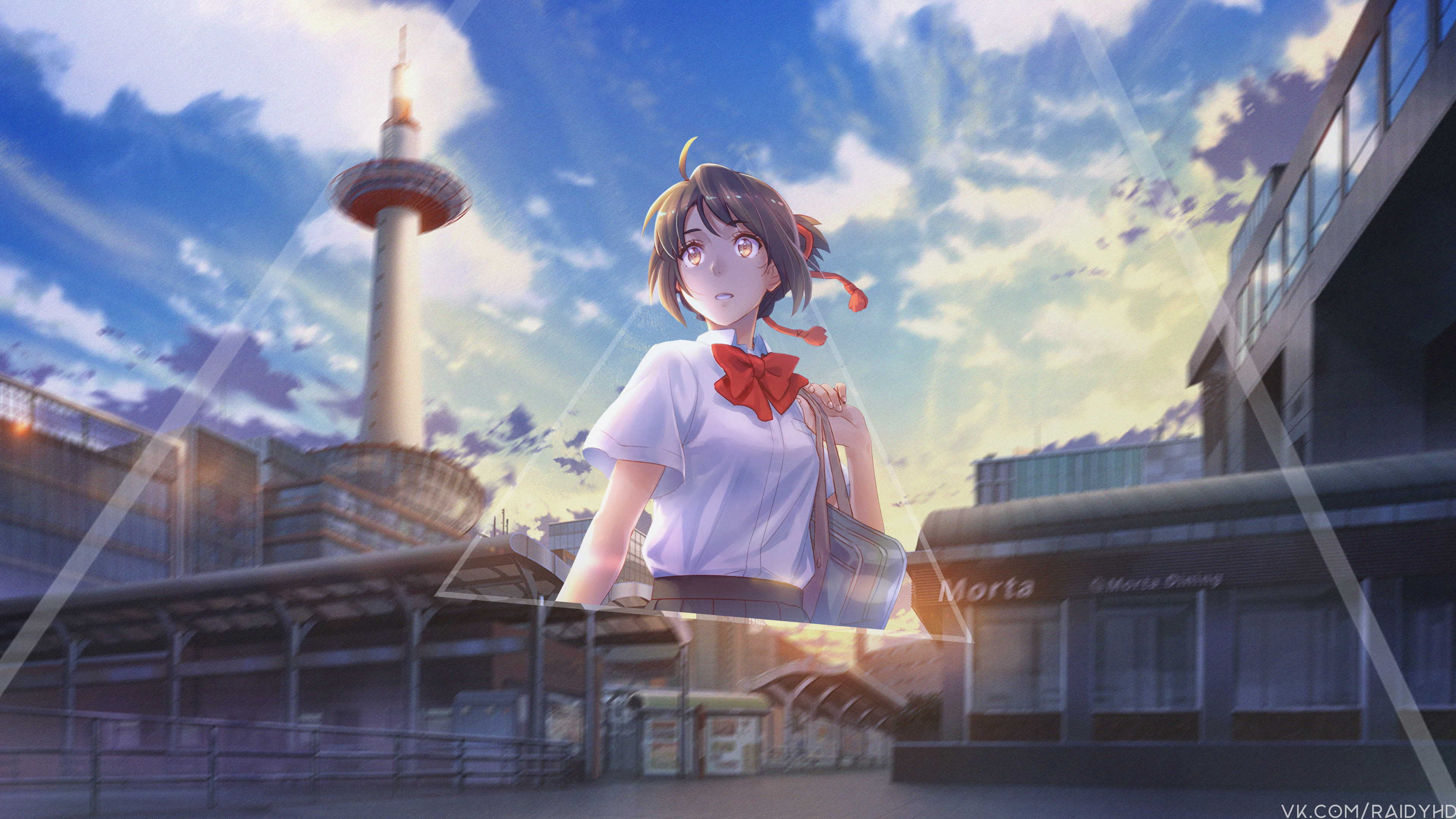 Mitsuha Miyamizu from Your Name HD Wallpaper